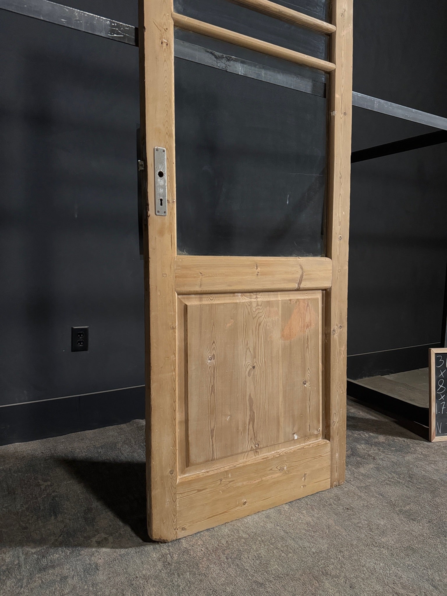 Antique Glass 4 Lite Single Door - 31.5x84 - N362