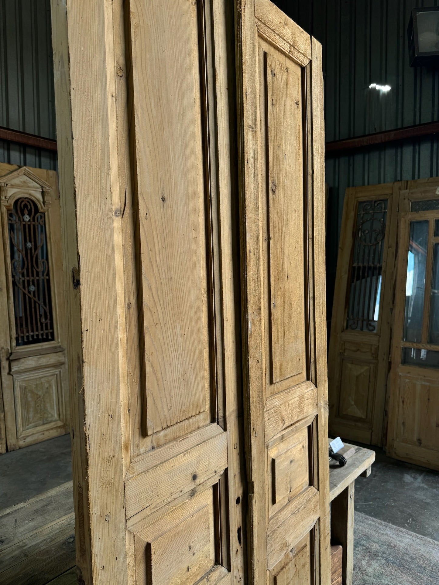 19th Century Antique French Doors - 36x91 E111 - Magnolia Antique Door Co.