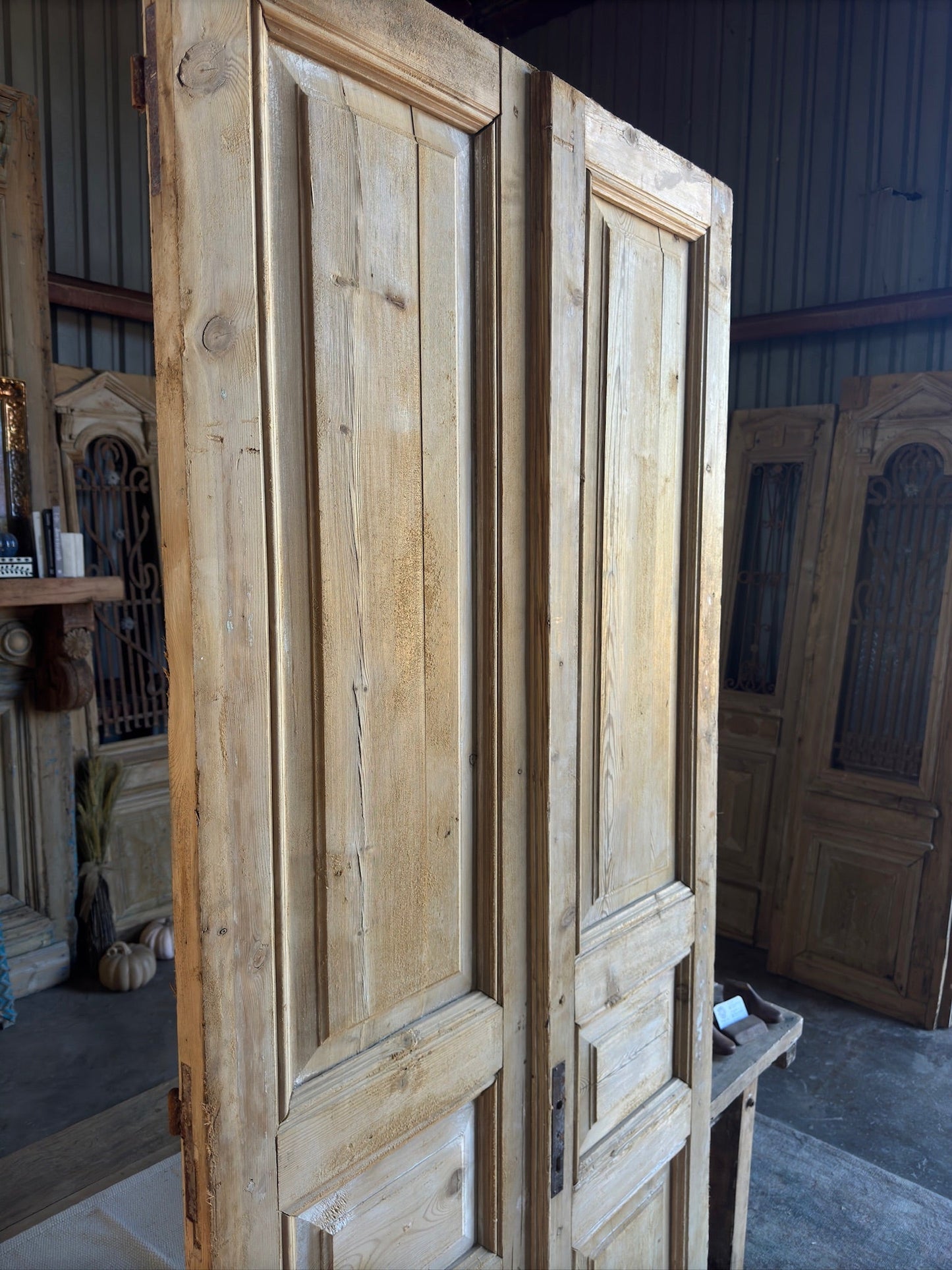 19th Century Antique French Doors - 39.25x95.5 F35 - Magnolia Antique Door Co.