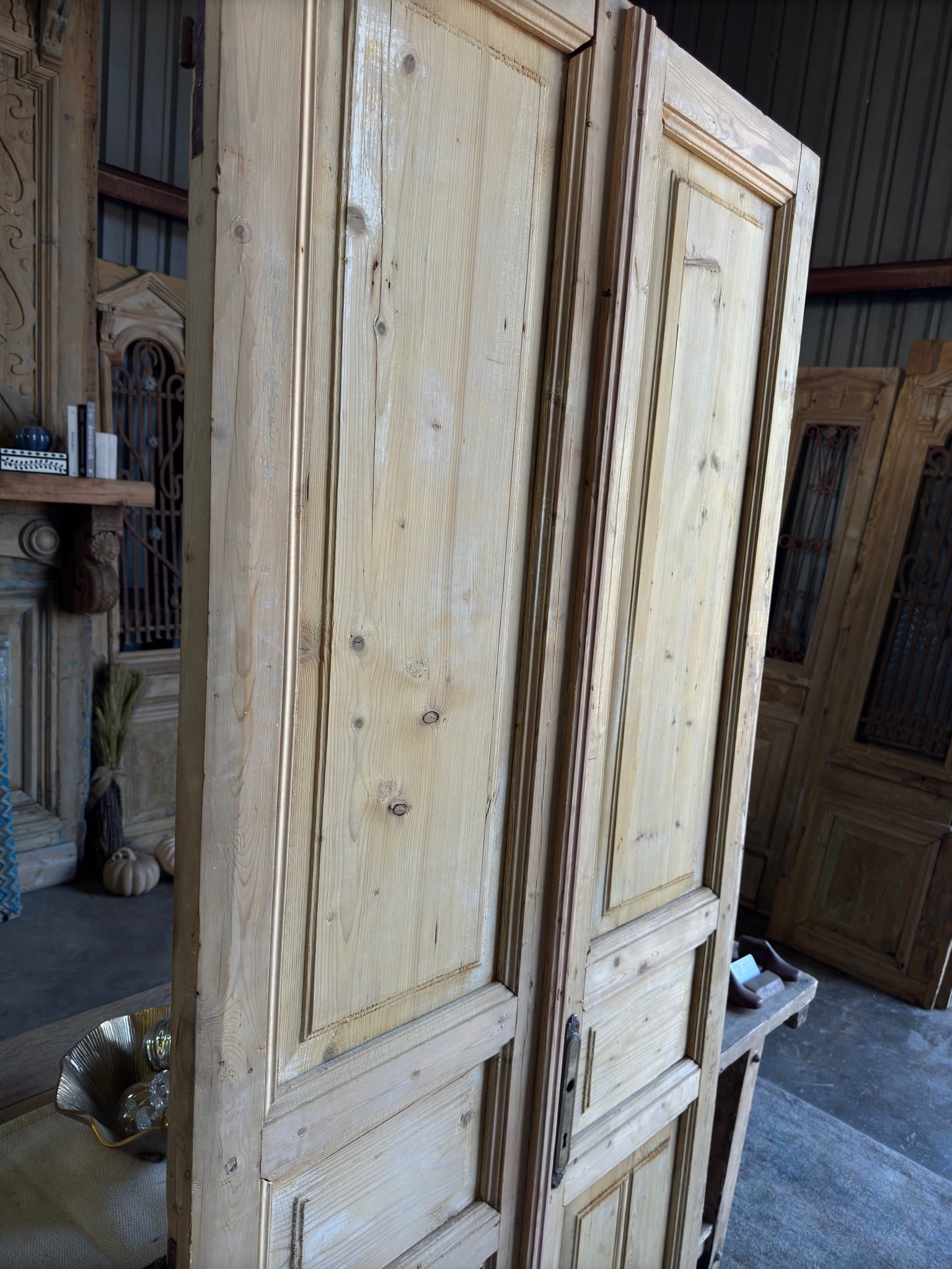 19th Century Antique French Doors - 40.25x92 F37 - Magnolia Antique Door Co.