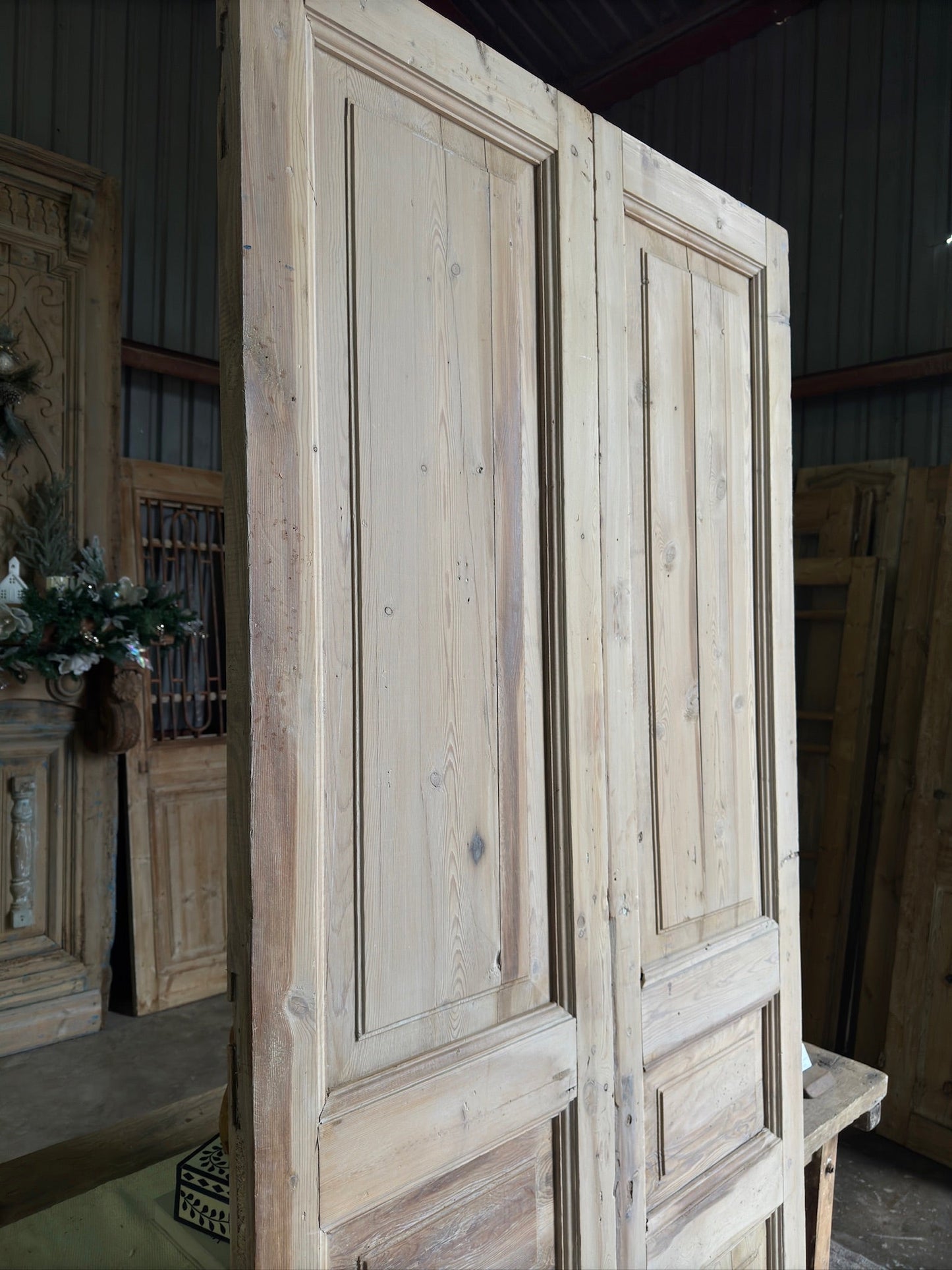 19th Century Antique French Doors - 40.5x92.5 F106 - Magnolia Antique Door Co.