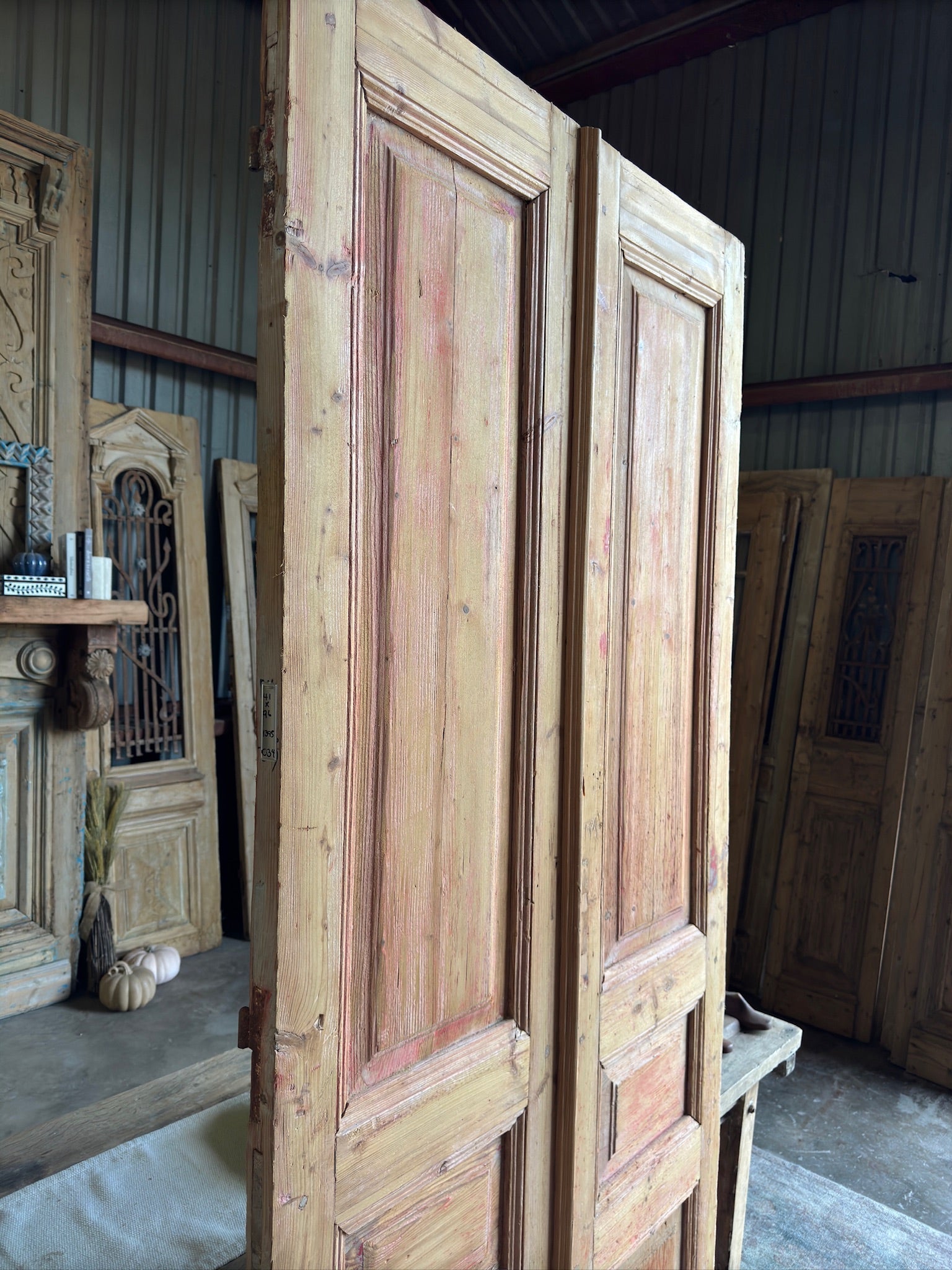 19th Century Antique French Doors - 41x95.5 C34 - Magnolia Antique Door Co.