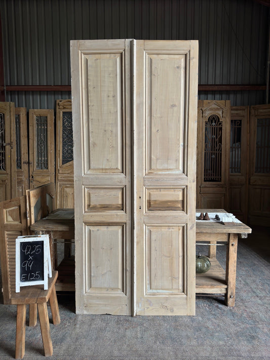 19th Century Antique French Doors - 42.25x94 E125 - Magnolia Antique Door Co.