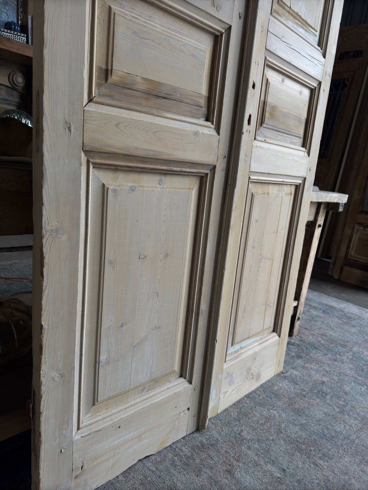 19th Century Antique French Doors - 42.25x94 E125 - Magnolia Antique Door Co.