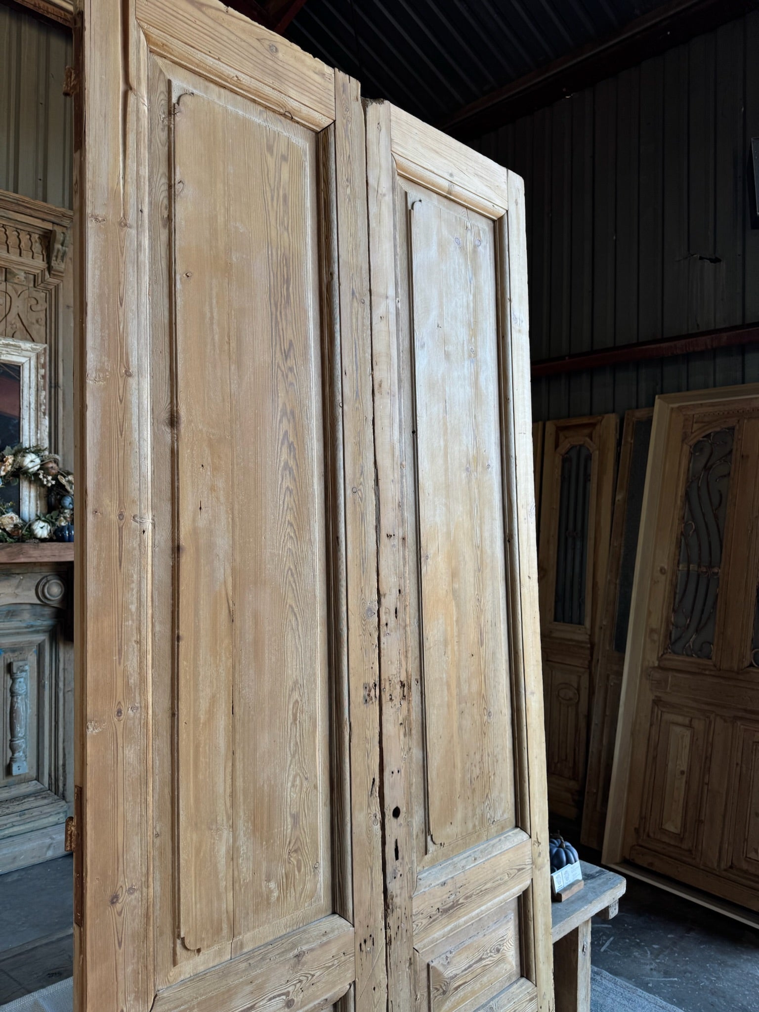 19th Century Antique French Doors - 42.5x104 E154 - Magnolia Antique Door Co.