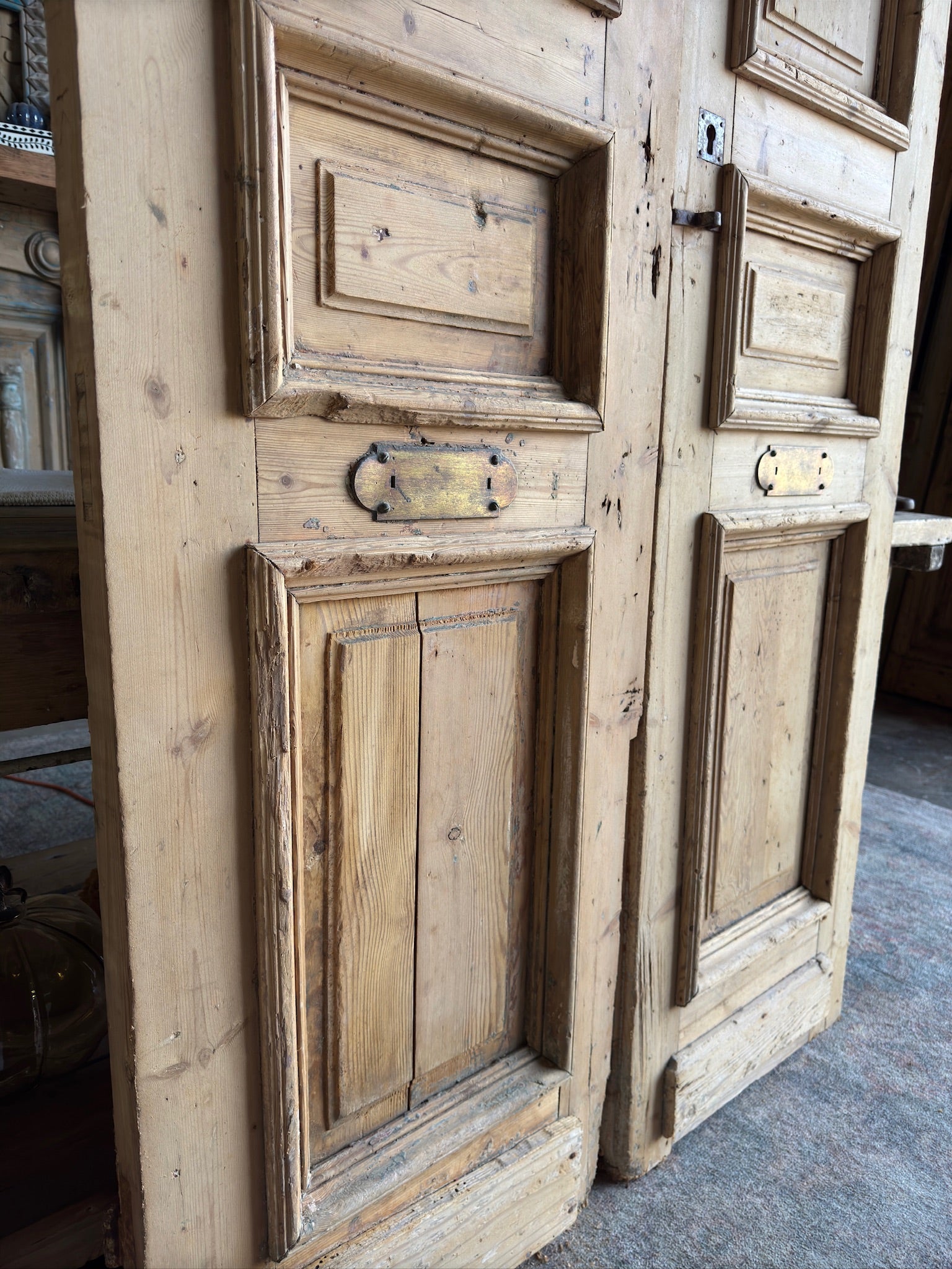 19th Century Antique French Doors - 43.75x100.5 F94 - Magnolia Antique Door Co.