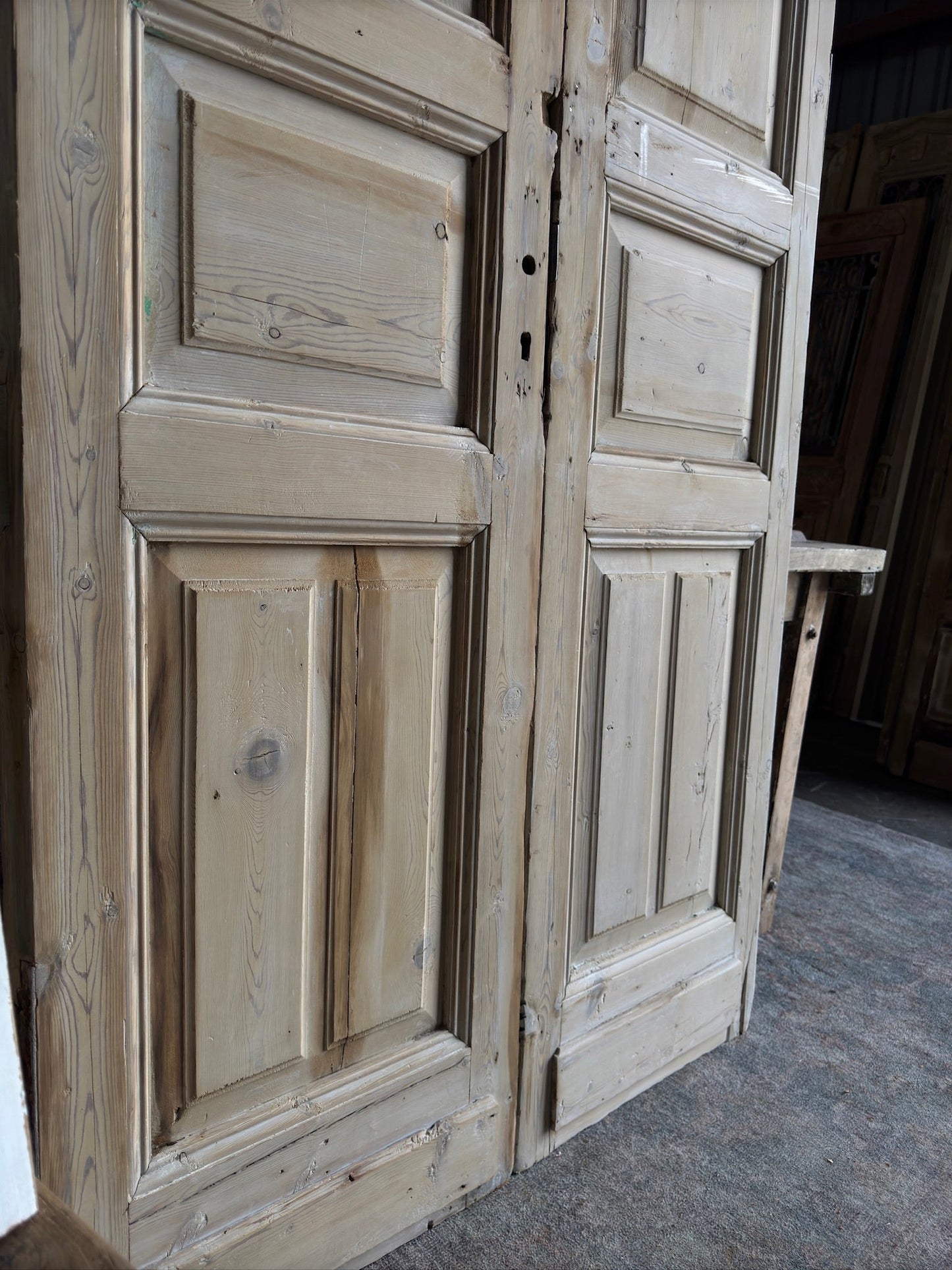 19th Century Antique French Doors - 43x101 E135 - Magnolia Antique Door Co.