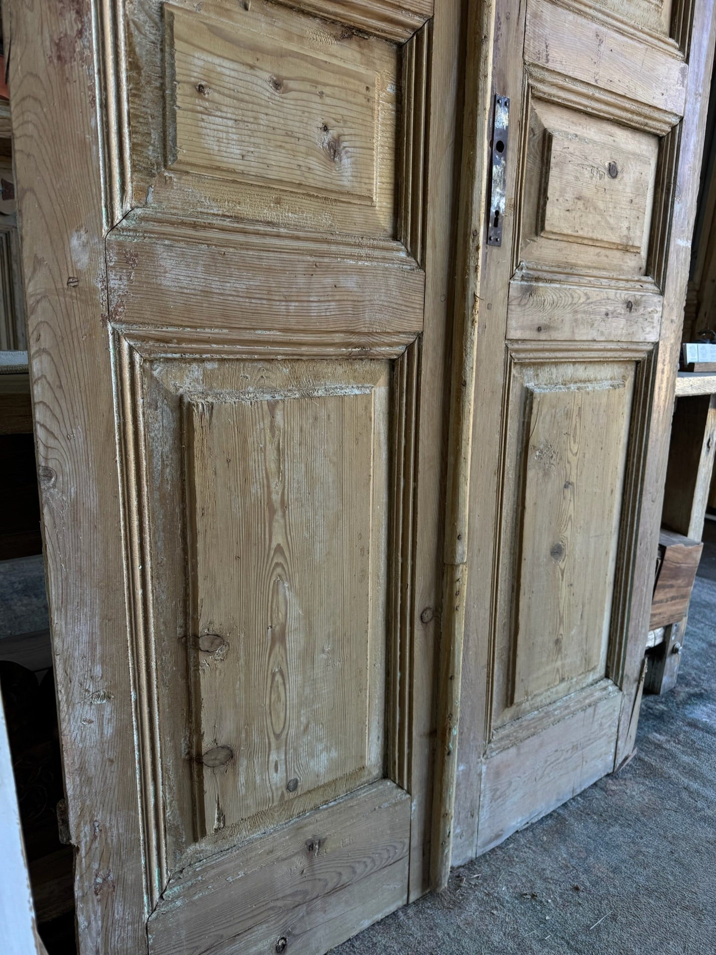 19th Century Antique French Doors - 43x94.75 E115 - Magnolia Antique Door Co.