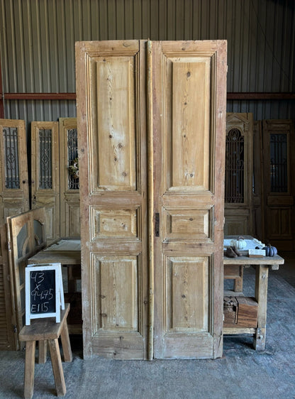 19th Century Antique French Doors - 43x94.75 E115 - Magnolia Antique Door Co.