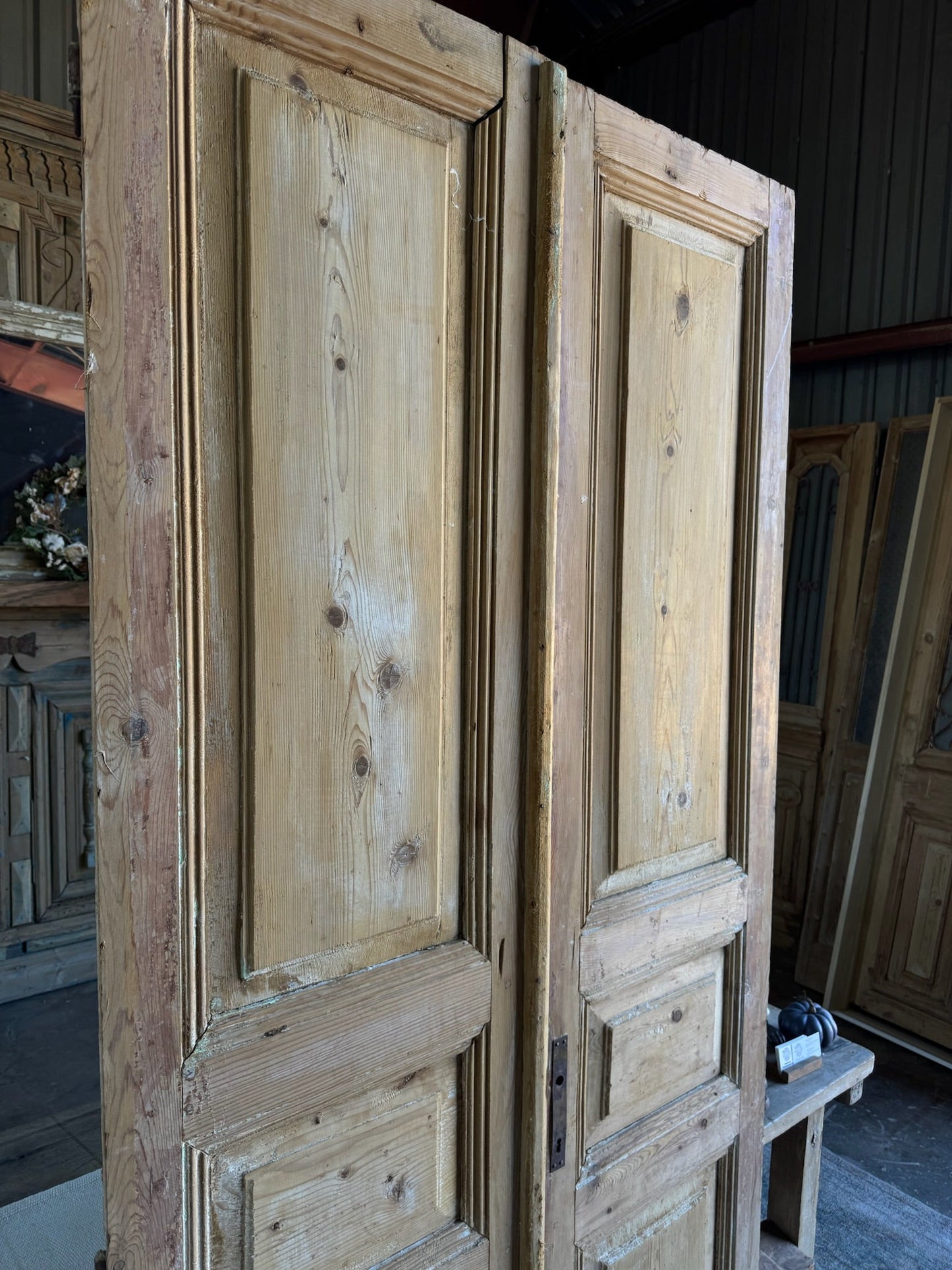 19th Century Antique French Doors - 43x94.75 E115 - Magnolia Antique Door Co.