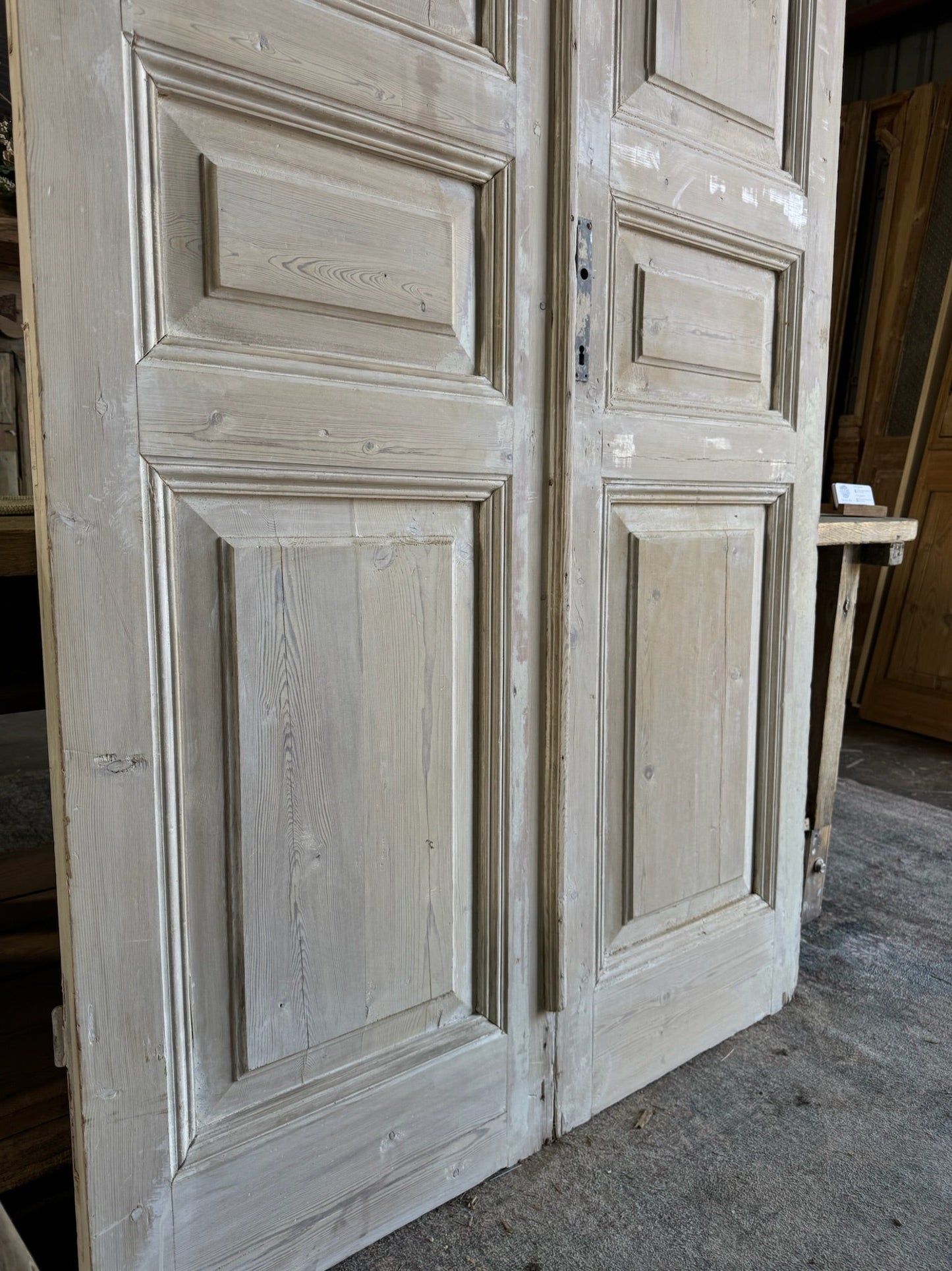 19th Century Antique French Doors - 44.25x99.5 E95 - Magnolia Antique Door Co.