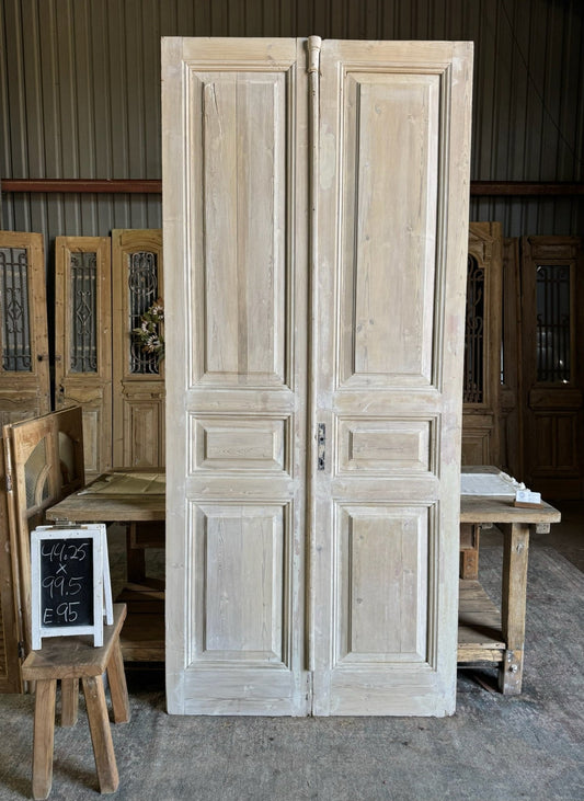 19th Century Antique French Doors - 44.25x99.5 E95 - Magnolia Antique Door Co.