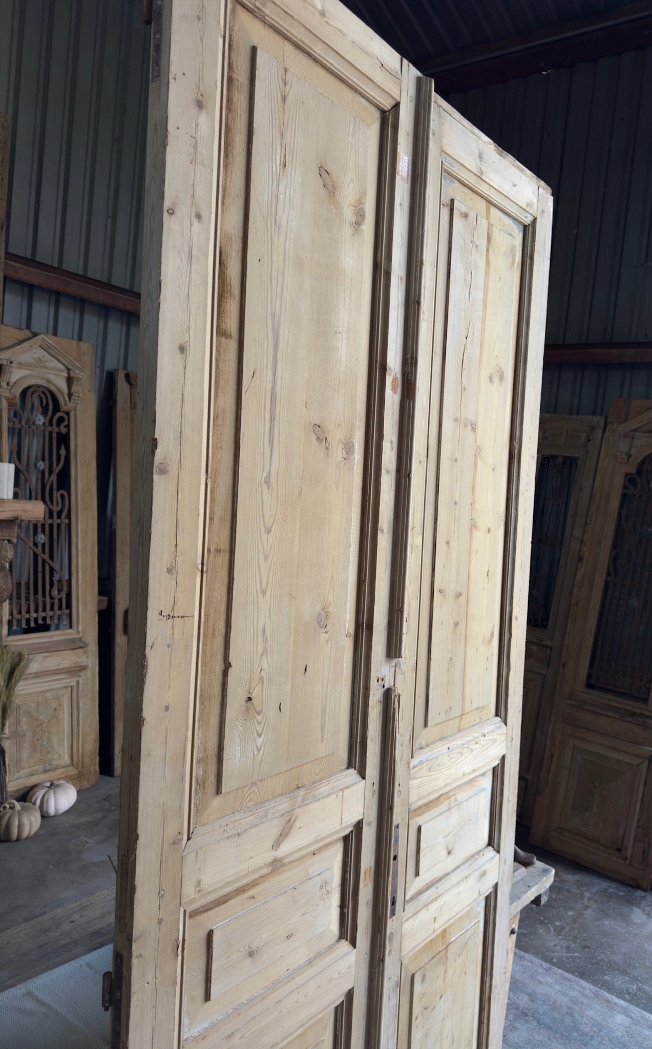 19th Century Antique French Doors - 45.5x106.5 F47 - Magnolia Antique Door Co.