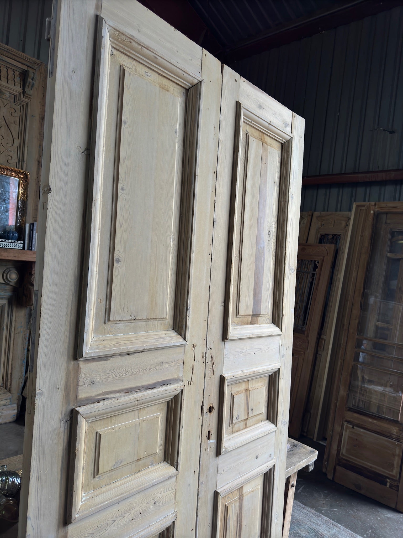 19th Century Antique French Doors - 45.5x94.75 E126 - Magnolia Antique Door Co.