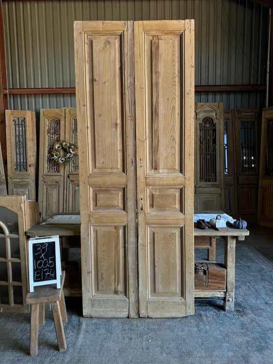 19th Century French Doors - 39x100.5 E174 - Magnolia Antique Door Co.