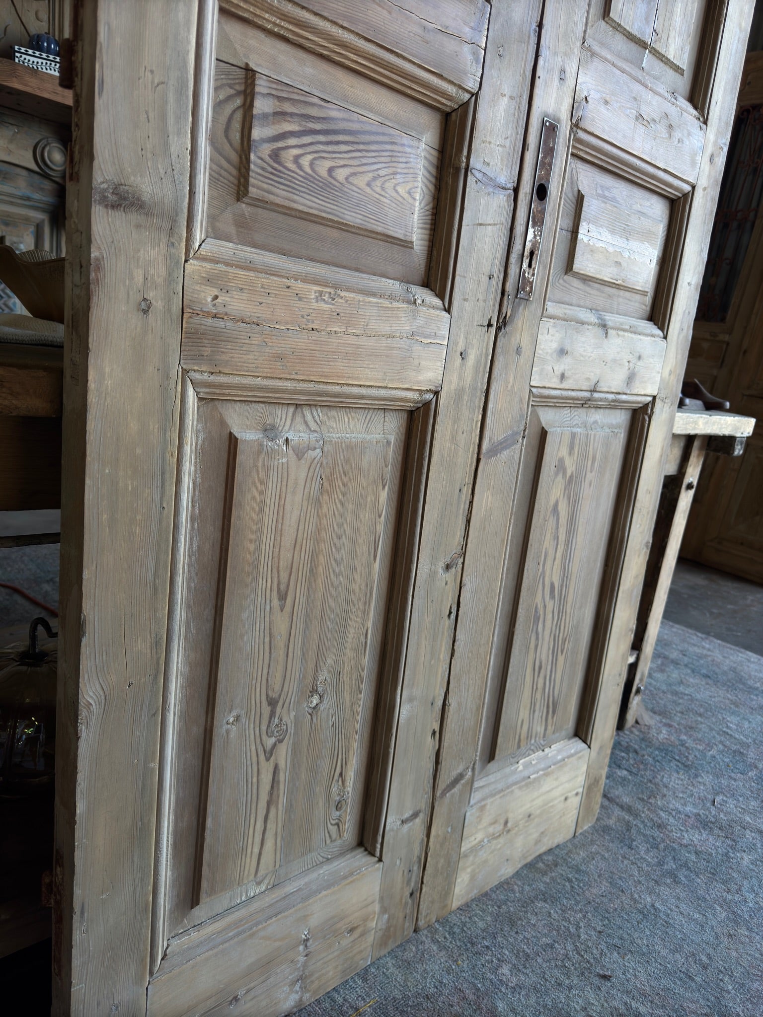 19th Century Solid Antique Doors - 39x89 F32 - Magnolia Antique Door Co.