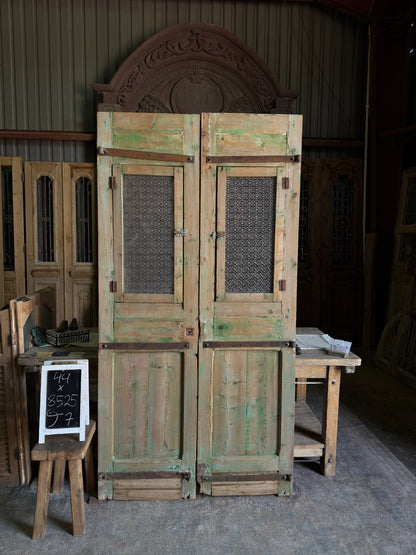 Classy Antique Iron French Doors - 44x85.25 J7