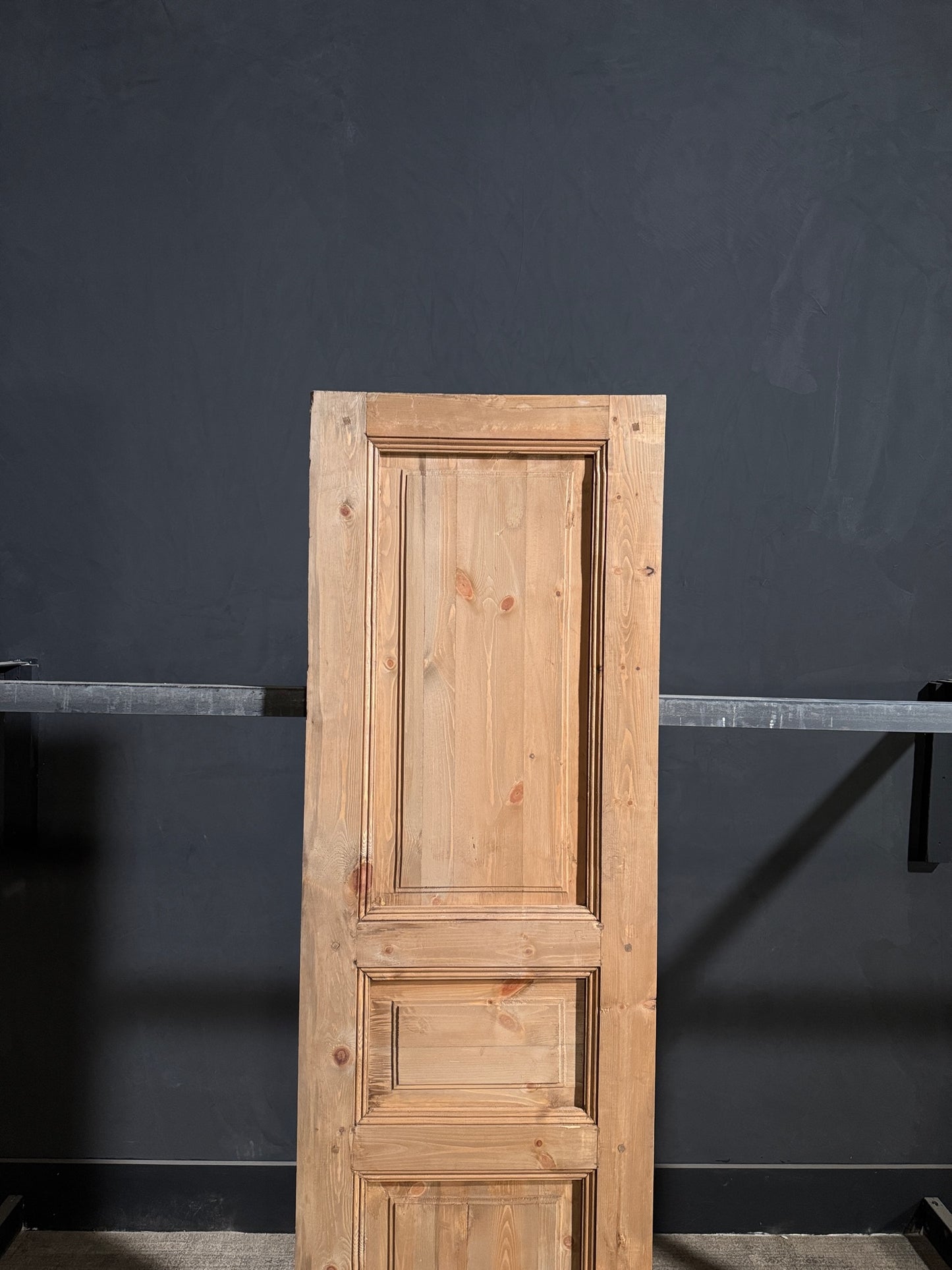Handcrafted 3 Panel Solid Single Door - 24x80 - N199