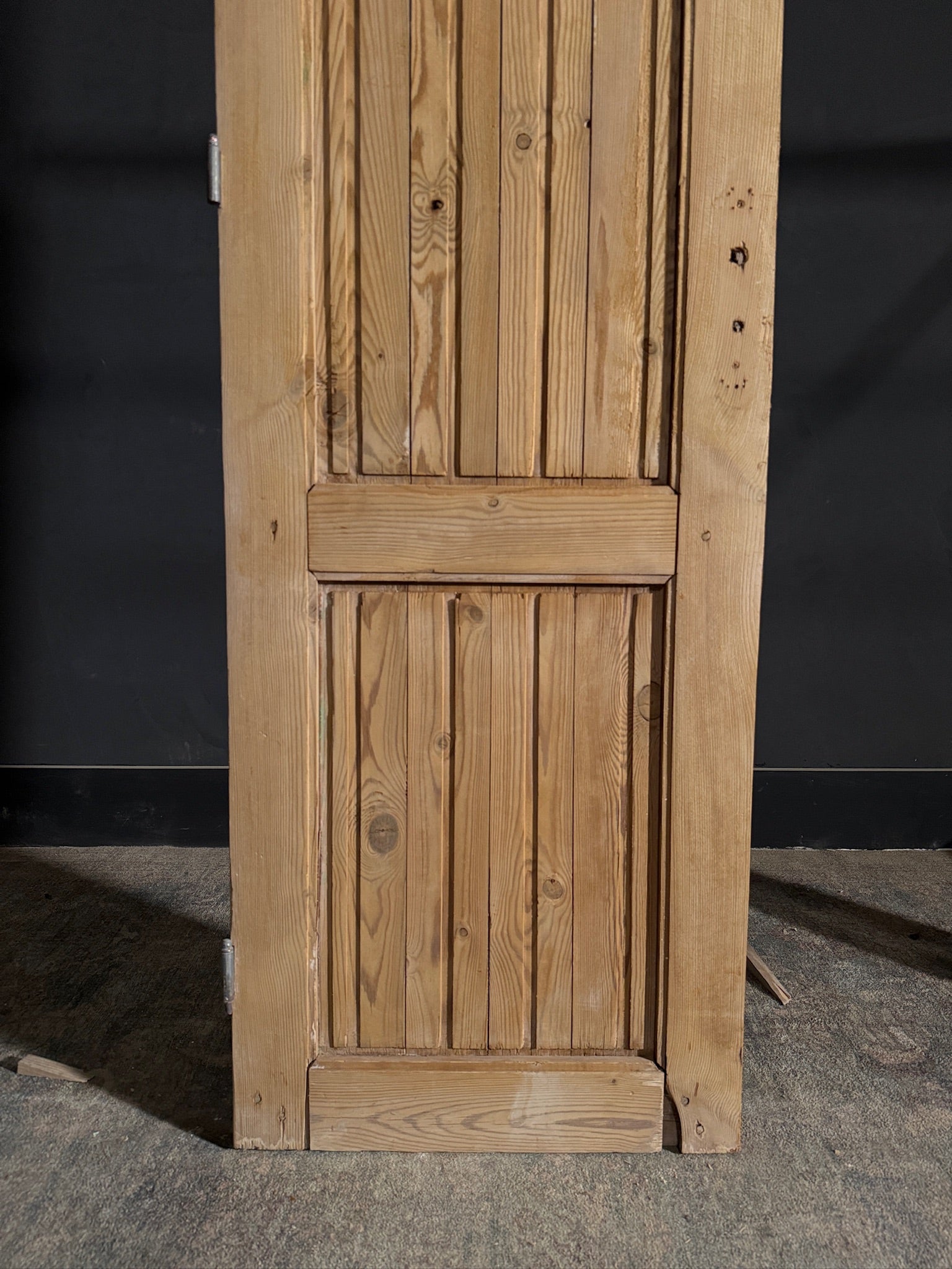 Antique 2 Panel Solid Single Door - 24x80.25 - N450