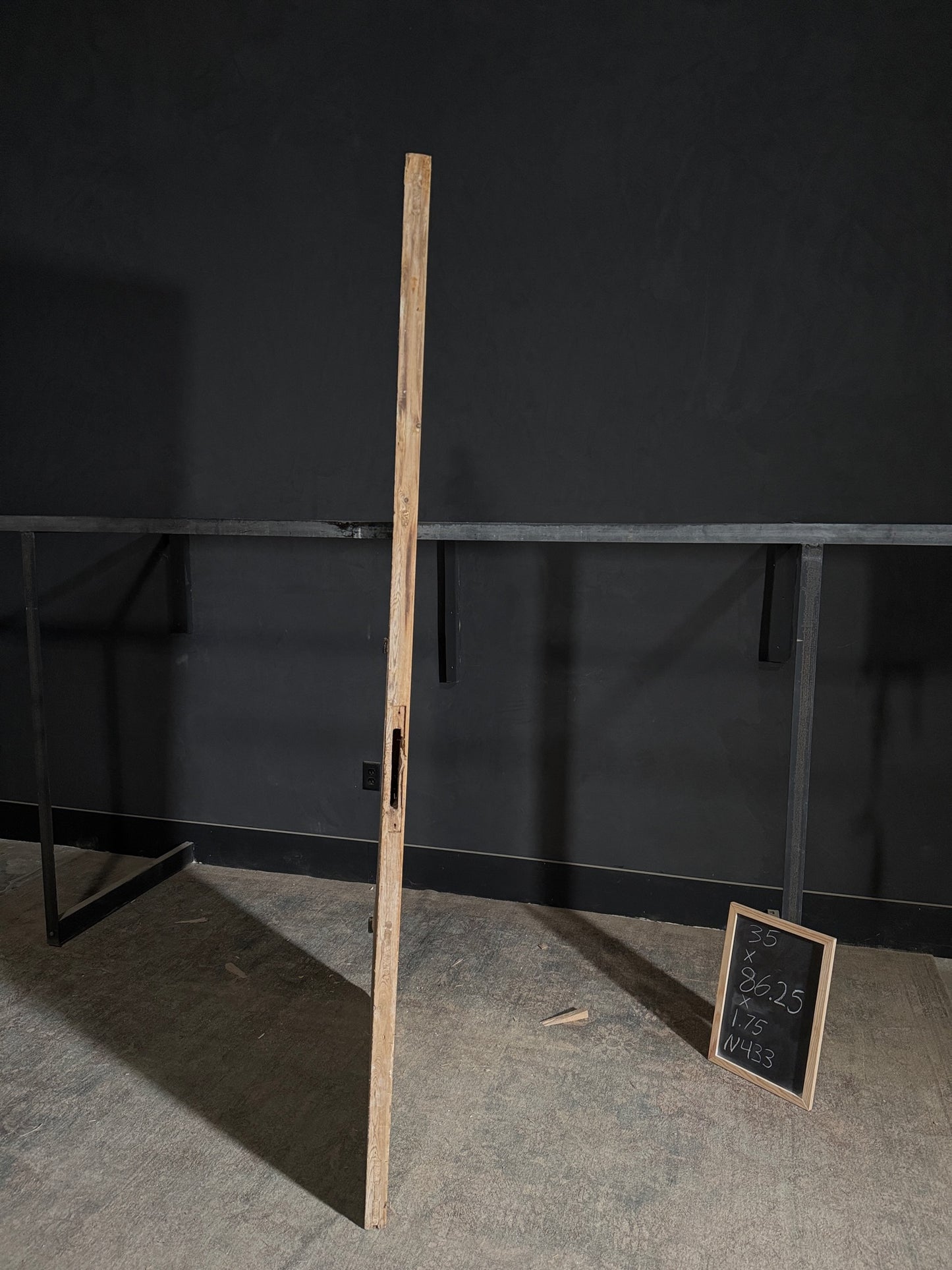 Antique Obscured Glass 1 Lite Single Door - 35x86.25 - N433
