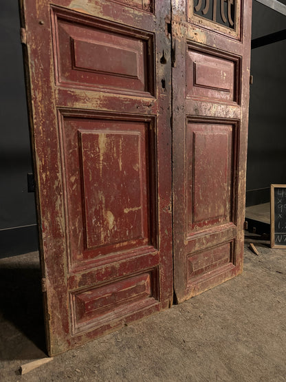 Antique Iron French Doors - 43x99 - N714