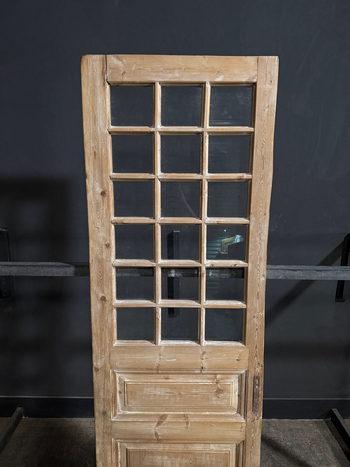 Antique Glass 18 Lite Single Door - 30.75x94 - N694