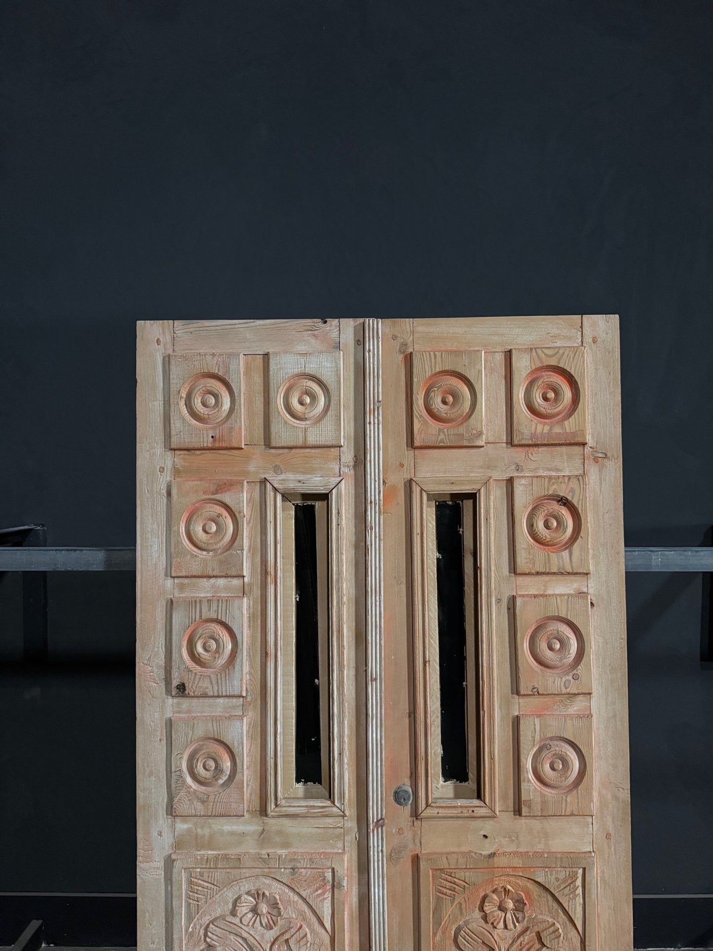 Antique Carved French Doors - 43.25x80.75 - N350