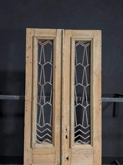 Antique Iron French Doors - 40x96 - N69