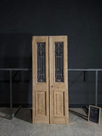Antique Iron French Doors - 39.25x96.5 - N508