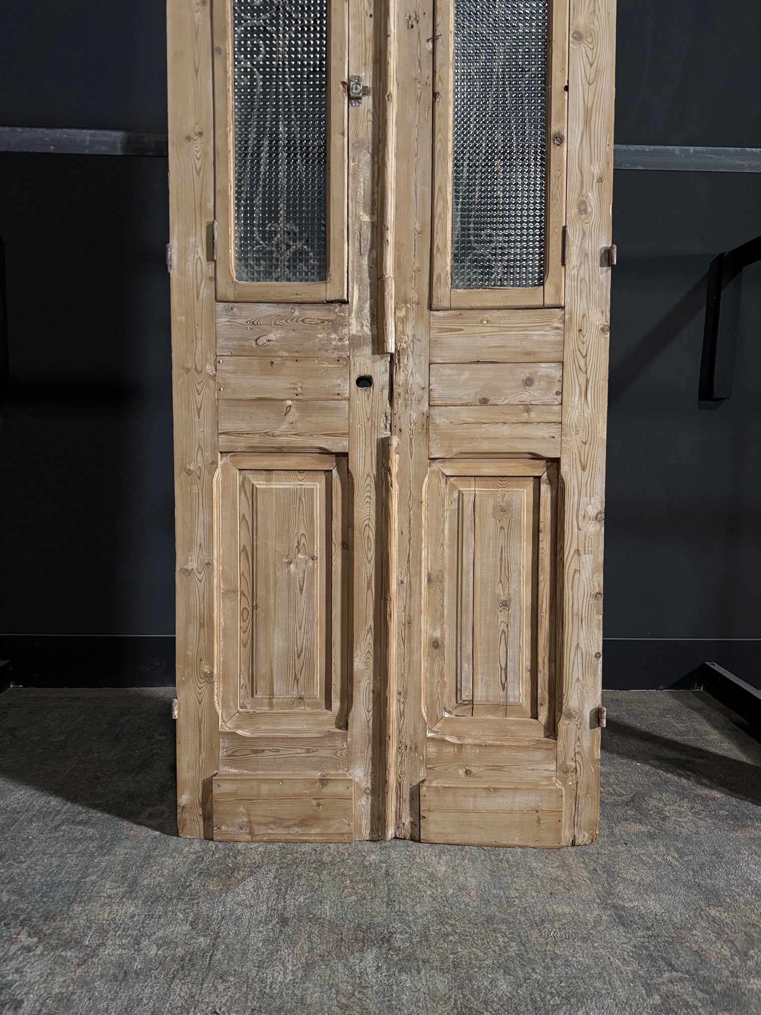 Antique Iron French Doors - 38x94.5 - N104