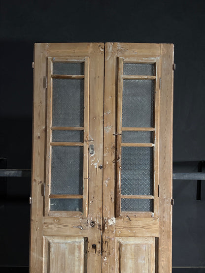 Antique Carved French Doors - 40.25x97.25 - N592