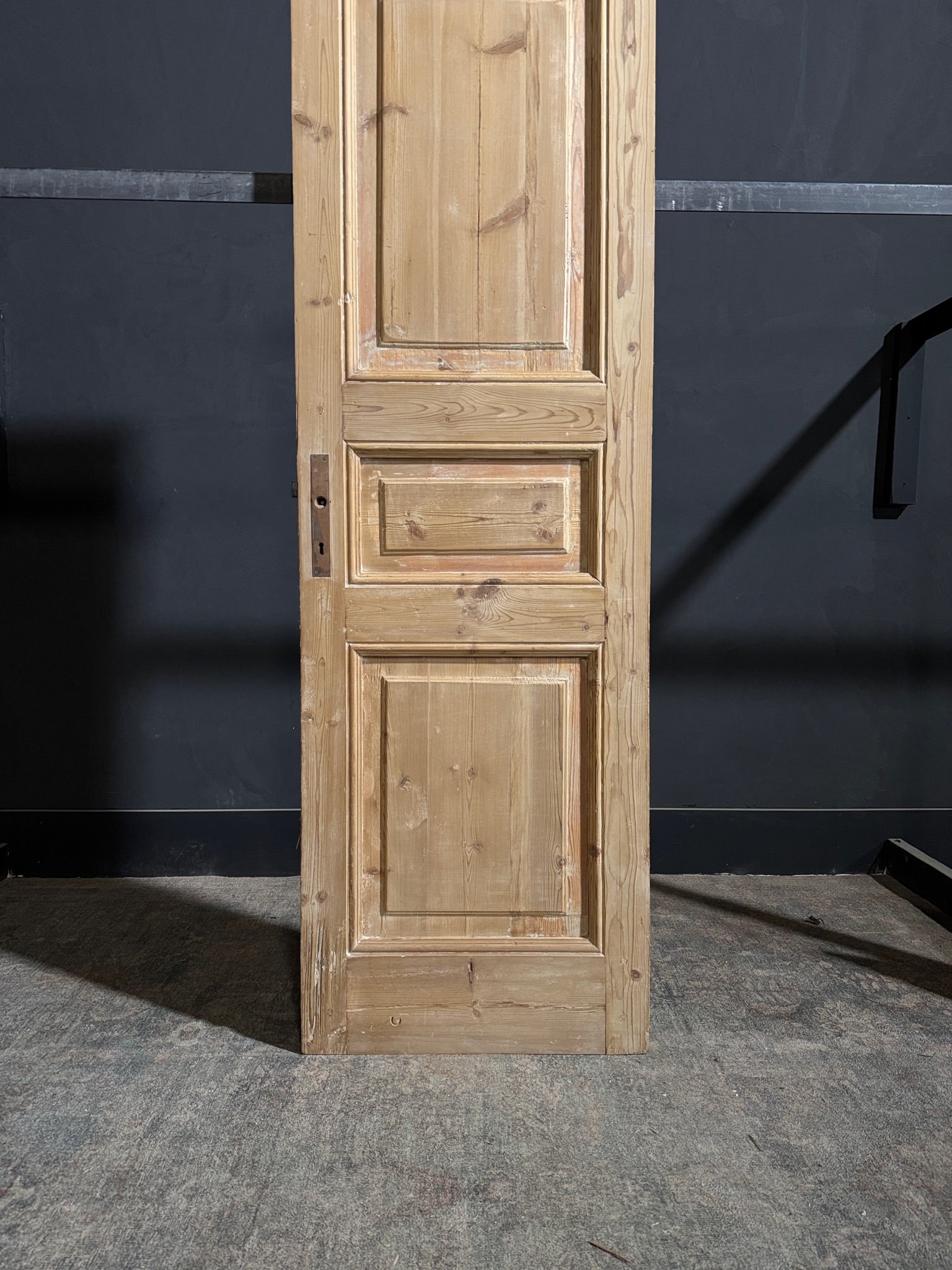 Antique 3 Panel Solid Single Door - 24x76.5 - N250