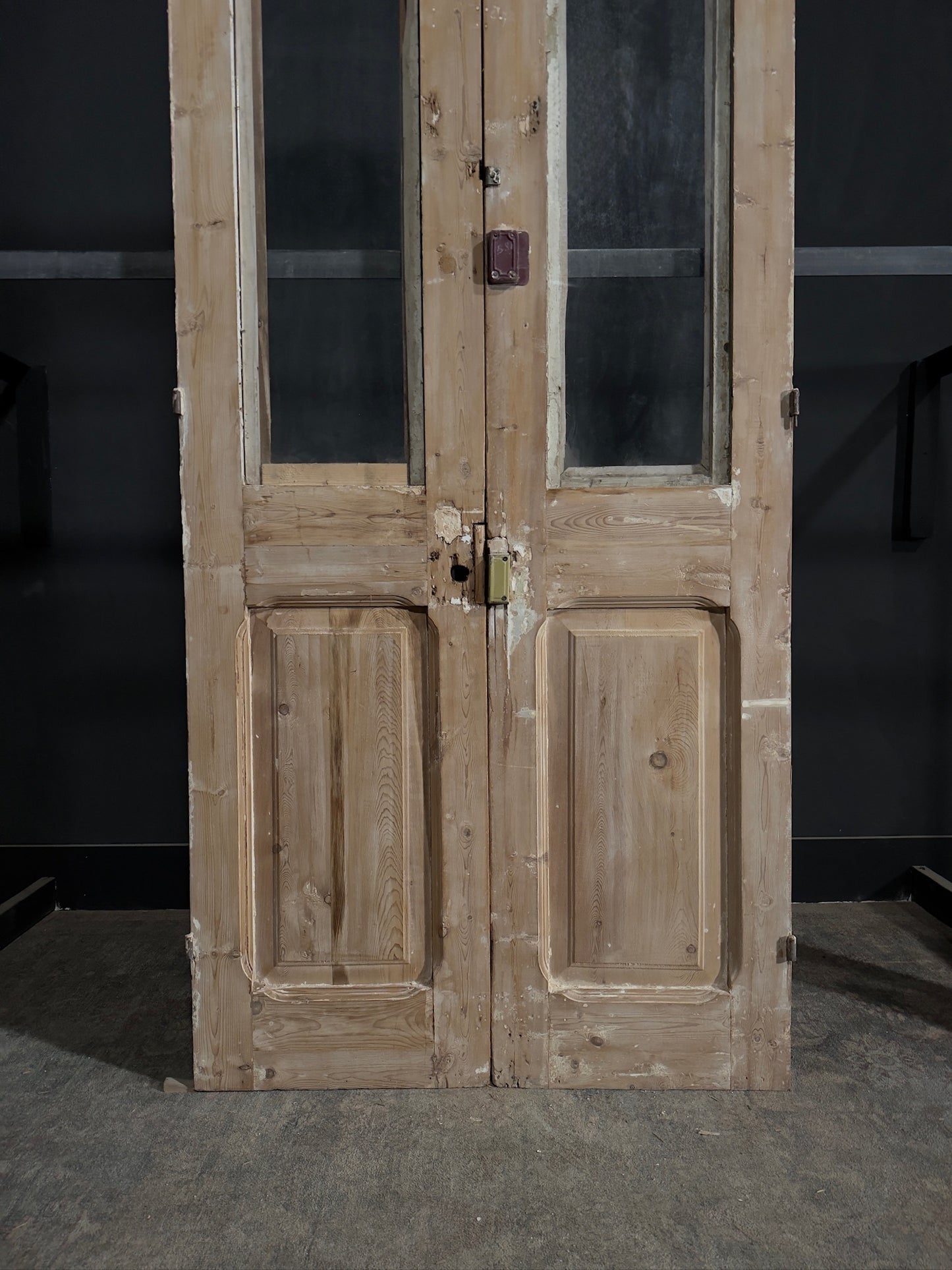 Antique Carved Double Doors - 42.5x96 - N313