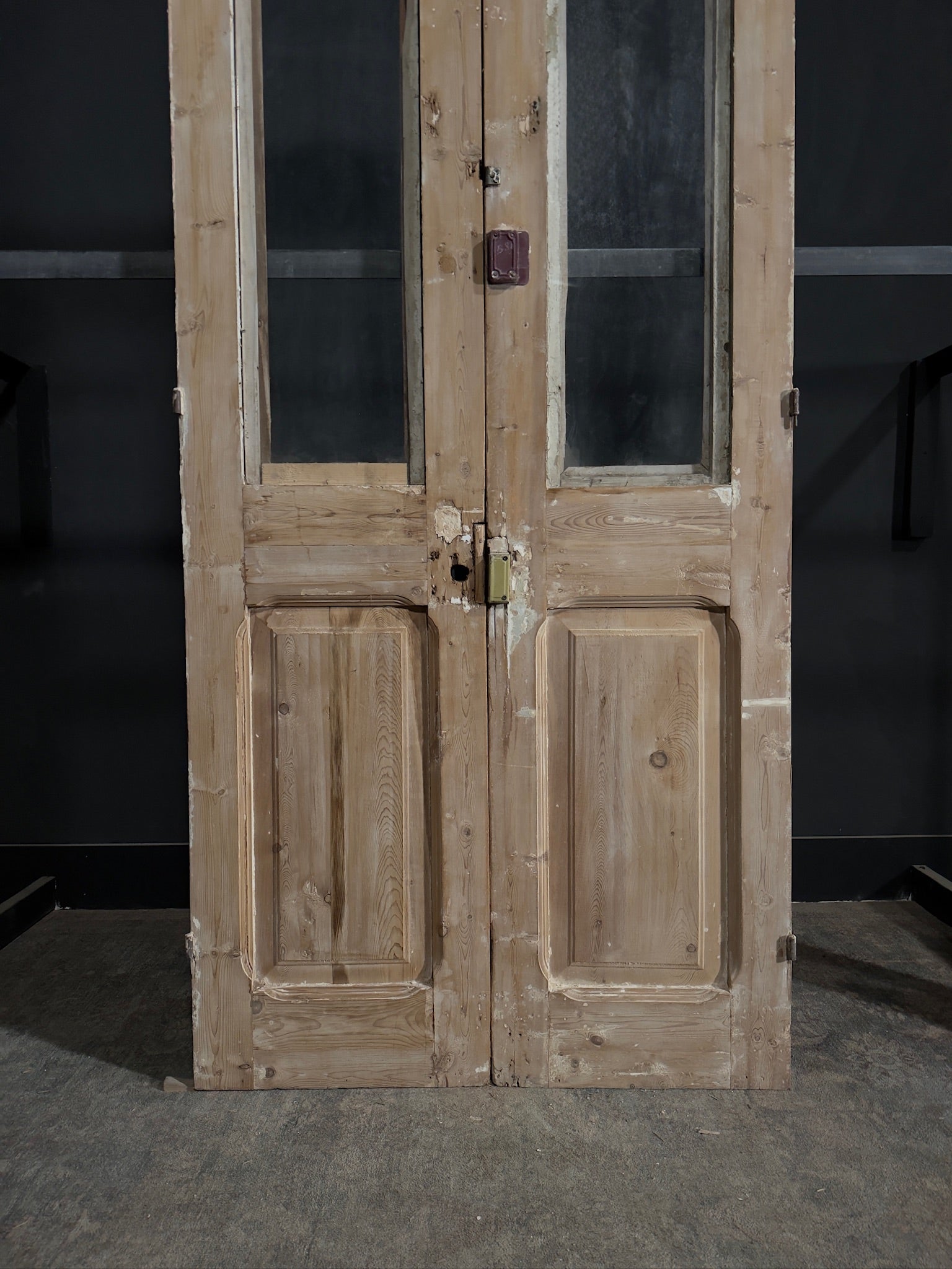Antique Carved Double Doors - 42.5x96 - N313