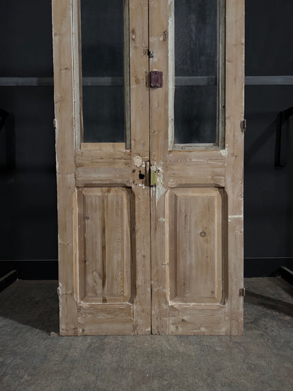 Antique Carved Double Doors - 42.5x96 - N313