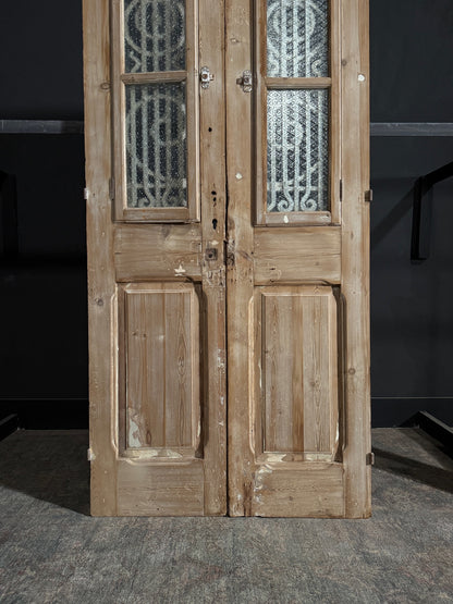 Antique Iron French Doors - 42.5x94.5 - N102
