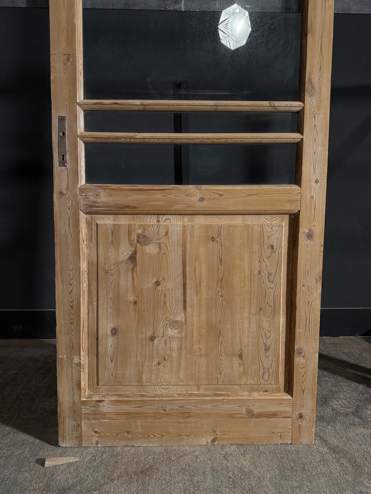 Antique Glass 3 Lite Single Door - 35.25x85.75 - N517