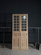Antique Glass 12 Lite French Doors - 43.5x96.75 - N581