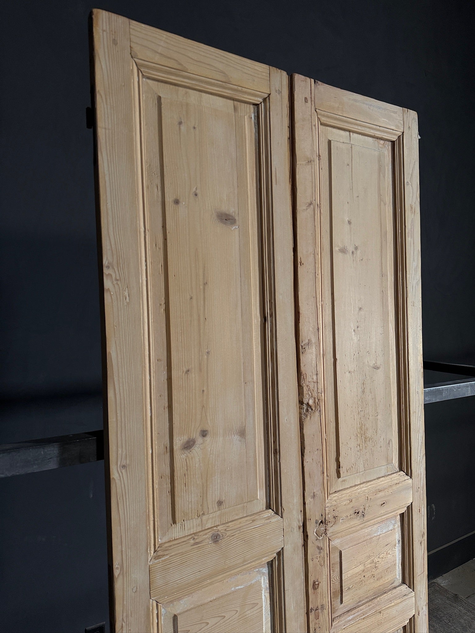 Antique Solid Double Doors - 39.5x94.25 - N481