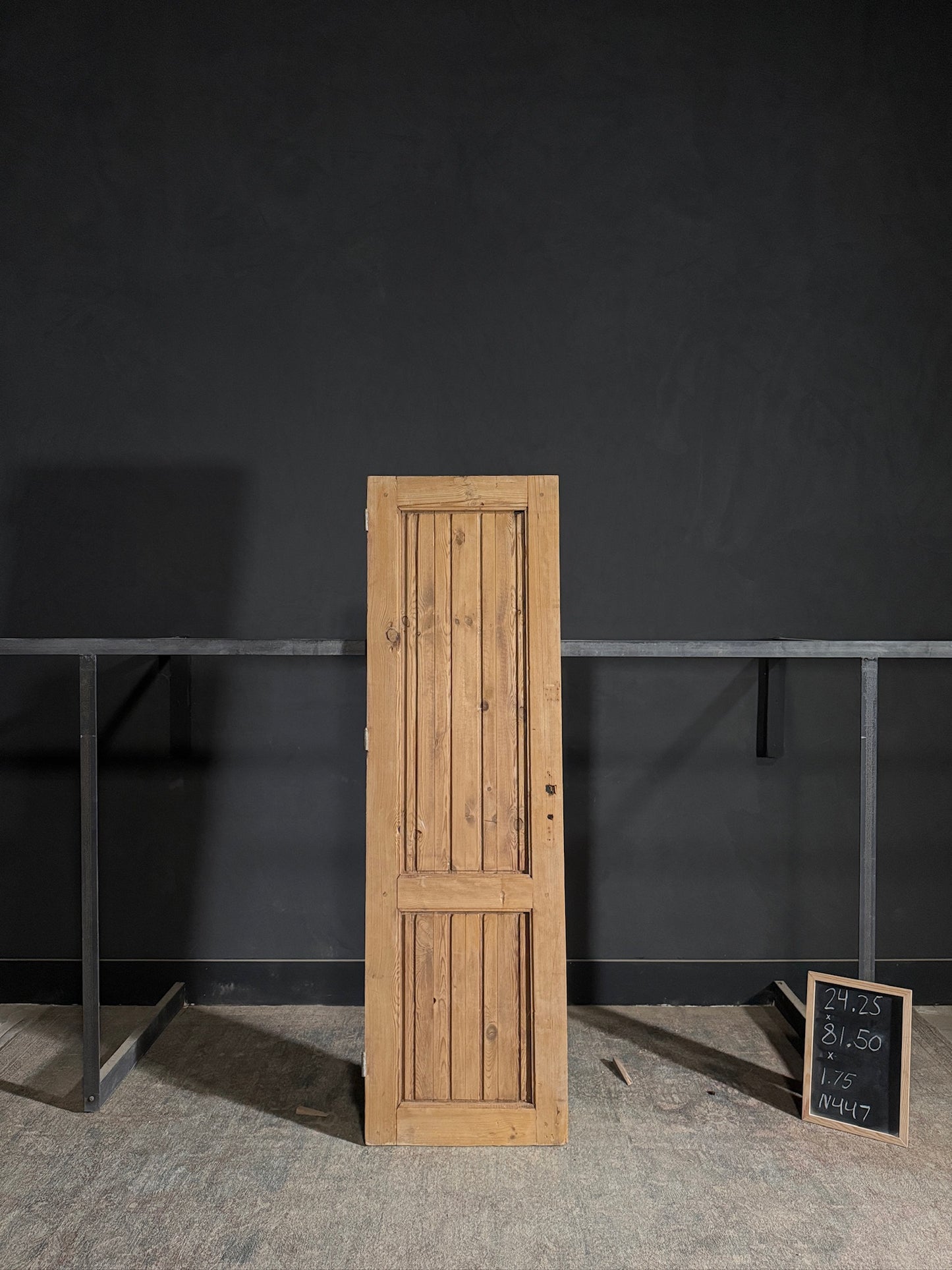 Antique Solid Single Door - 24.25x81.5 - N447