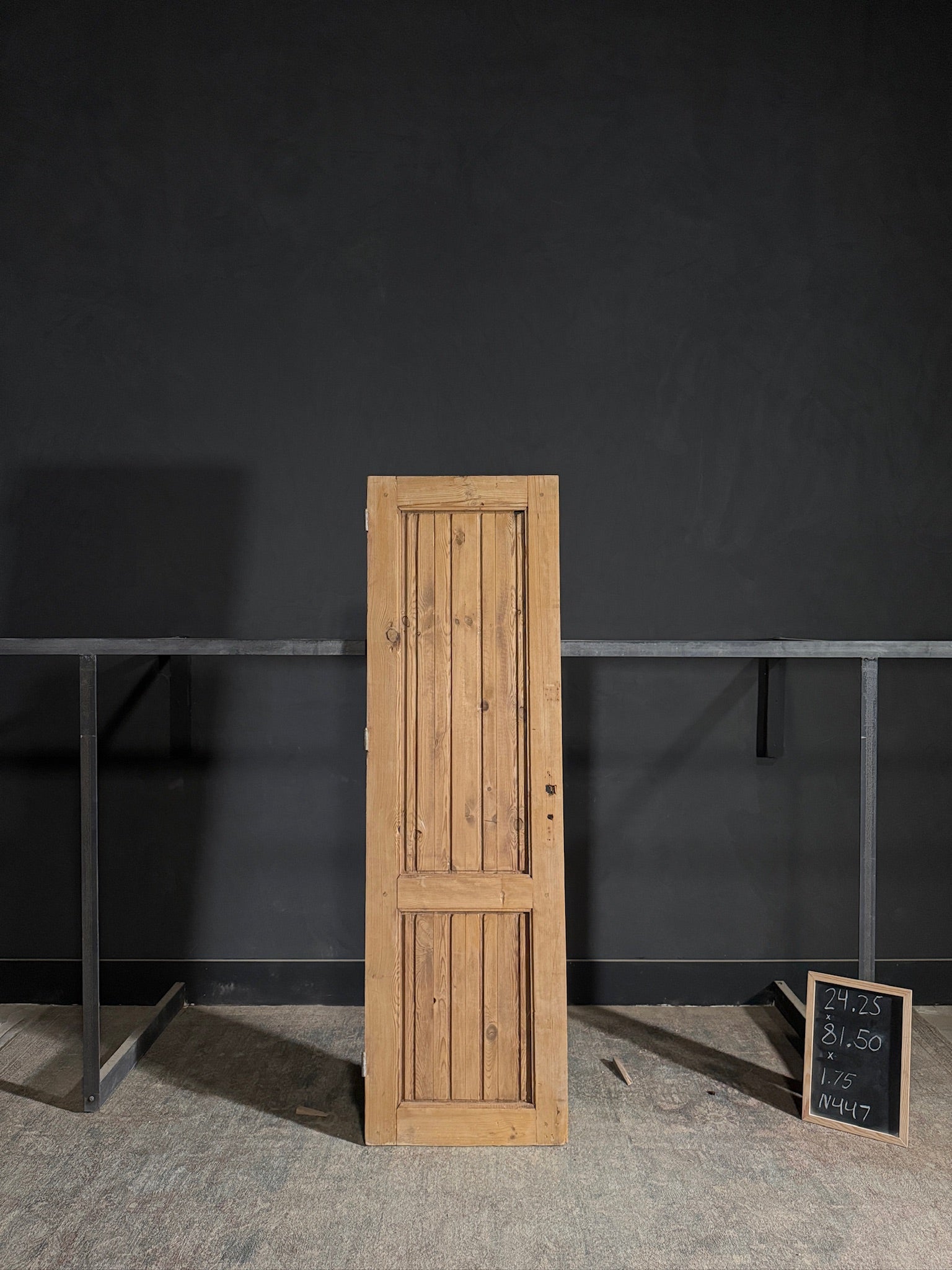 Antique Solid Single Door - 24.25x81.5 - N447