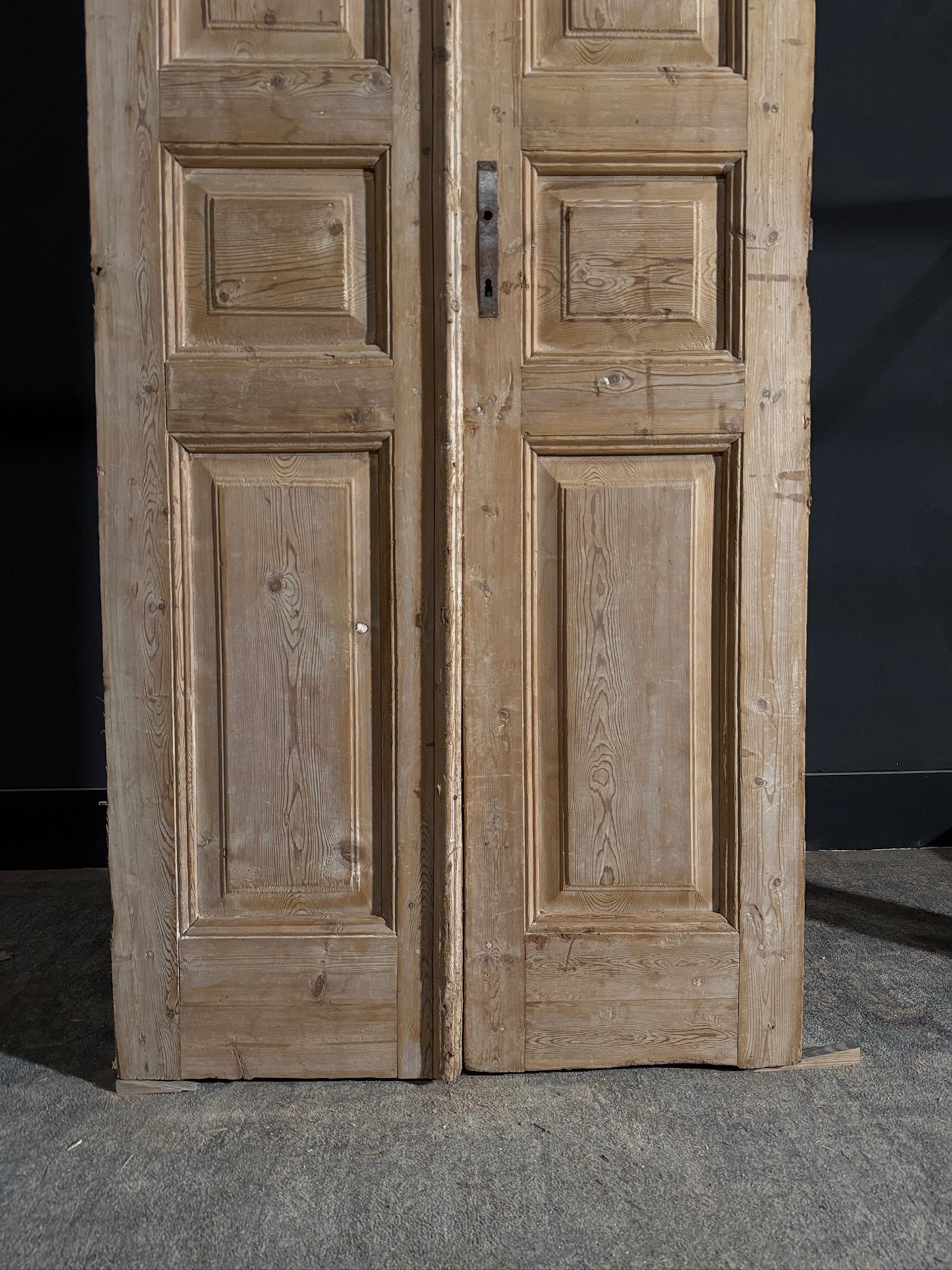Antique Solid Double Doors - 36x97 - N414