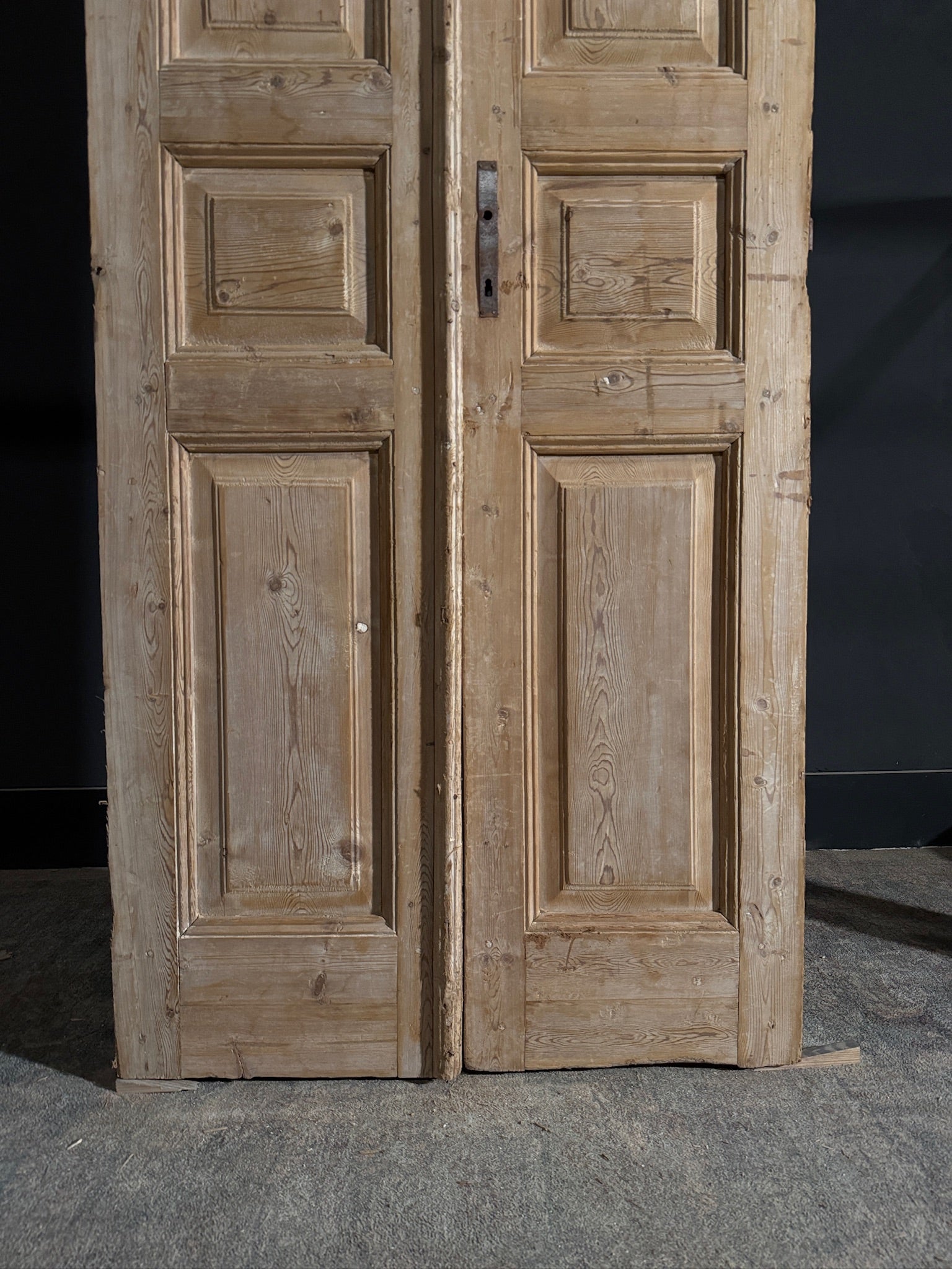 Antique Solid Double Doors - 36x97 - N414