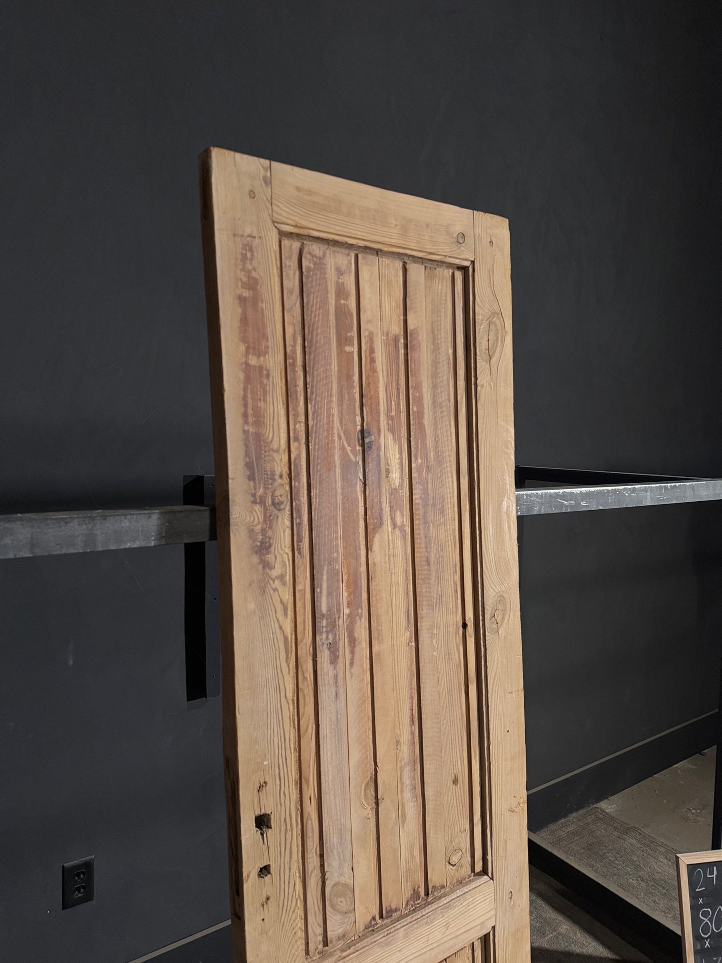 Antique Solid Single Door - 24x80.5 - N446