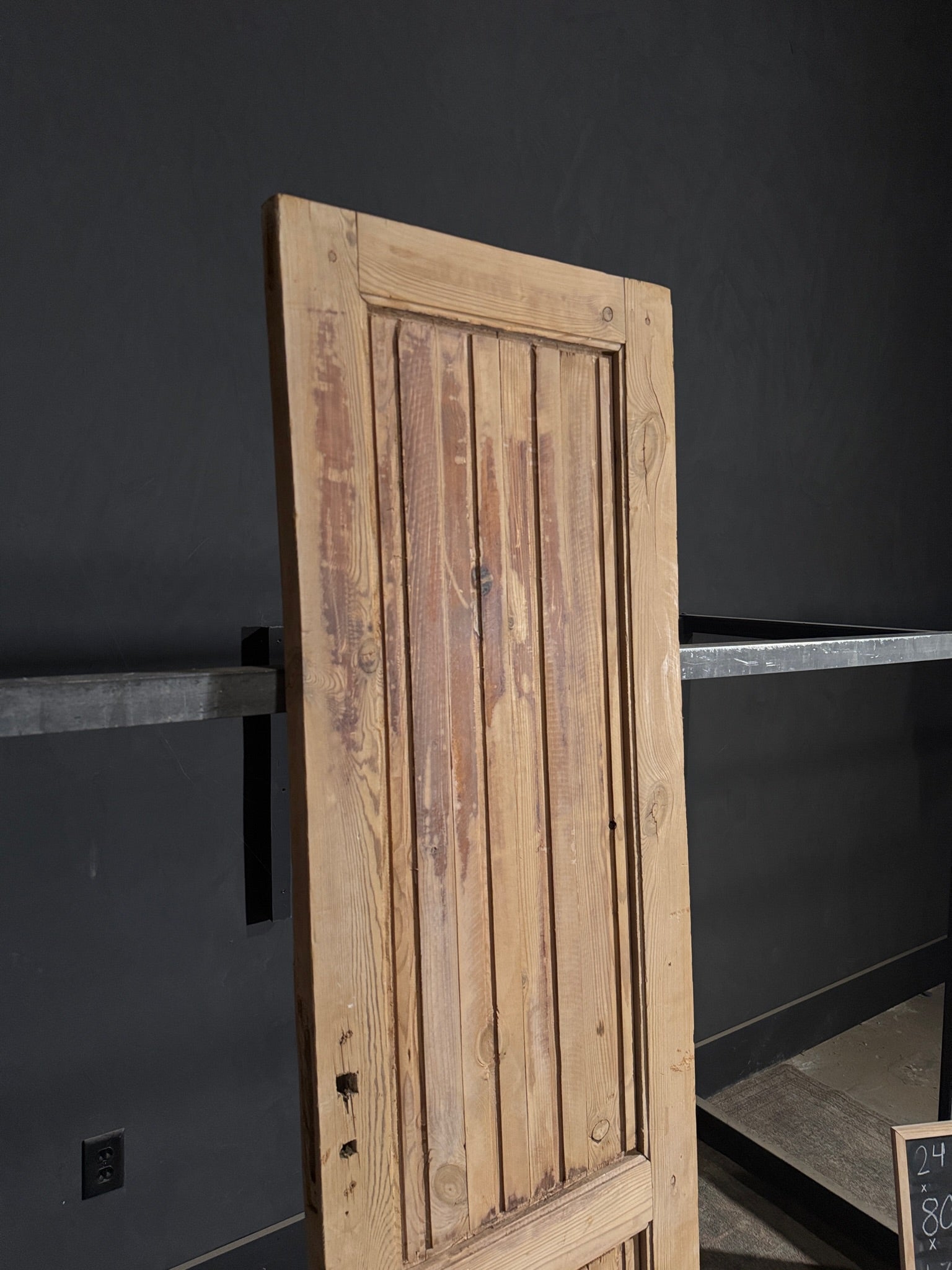 Antique Solid Single Door - 24x80.5 - N446