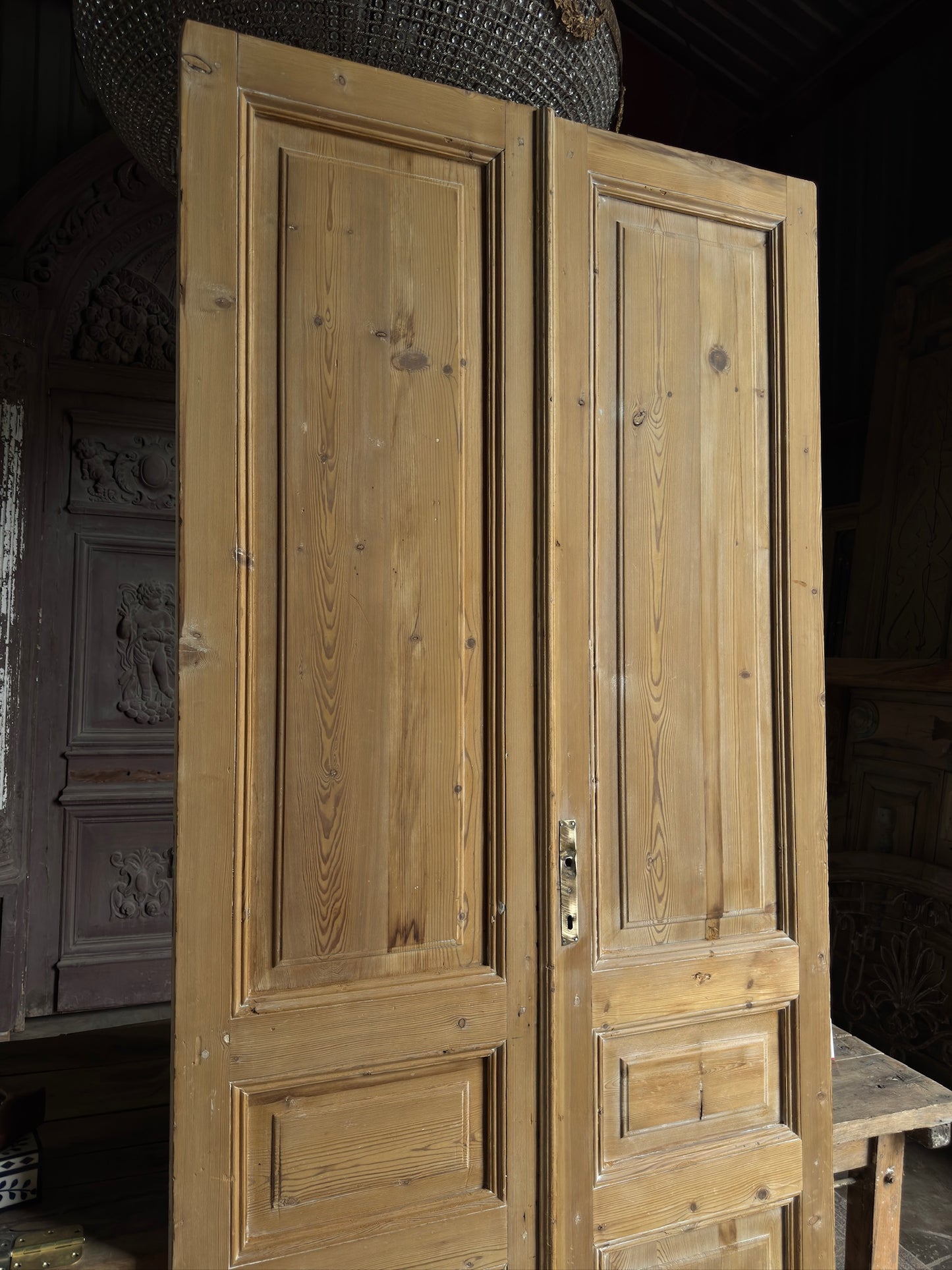 Solid Antique French Pair - 45x100 J560
