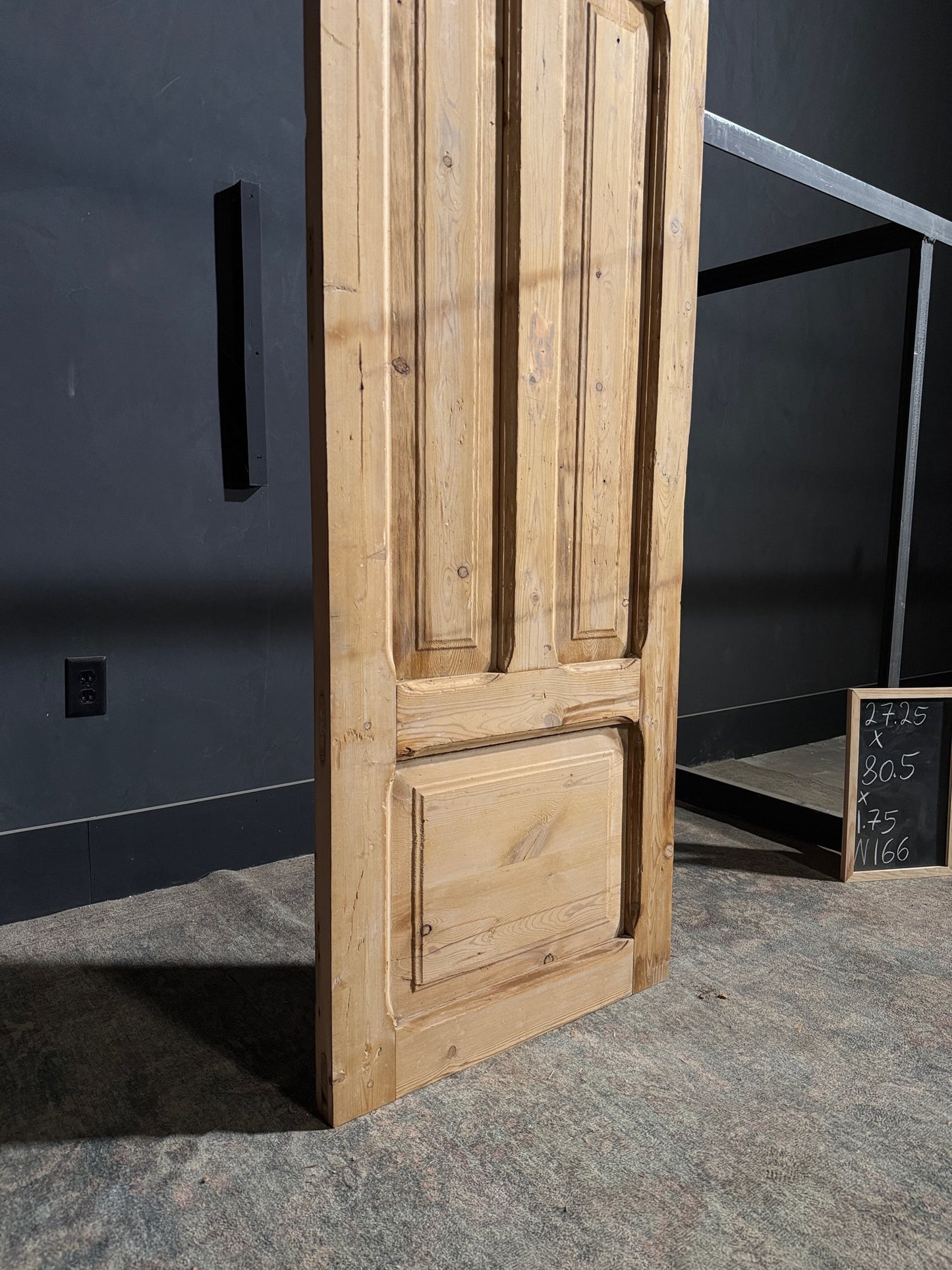 Antique Obscured Glass 1 Lite Single Door - 27.25x80.5 - N166