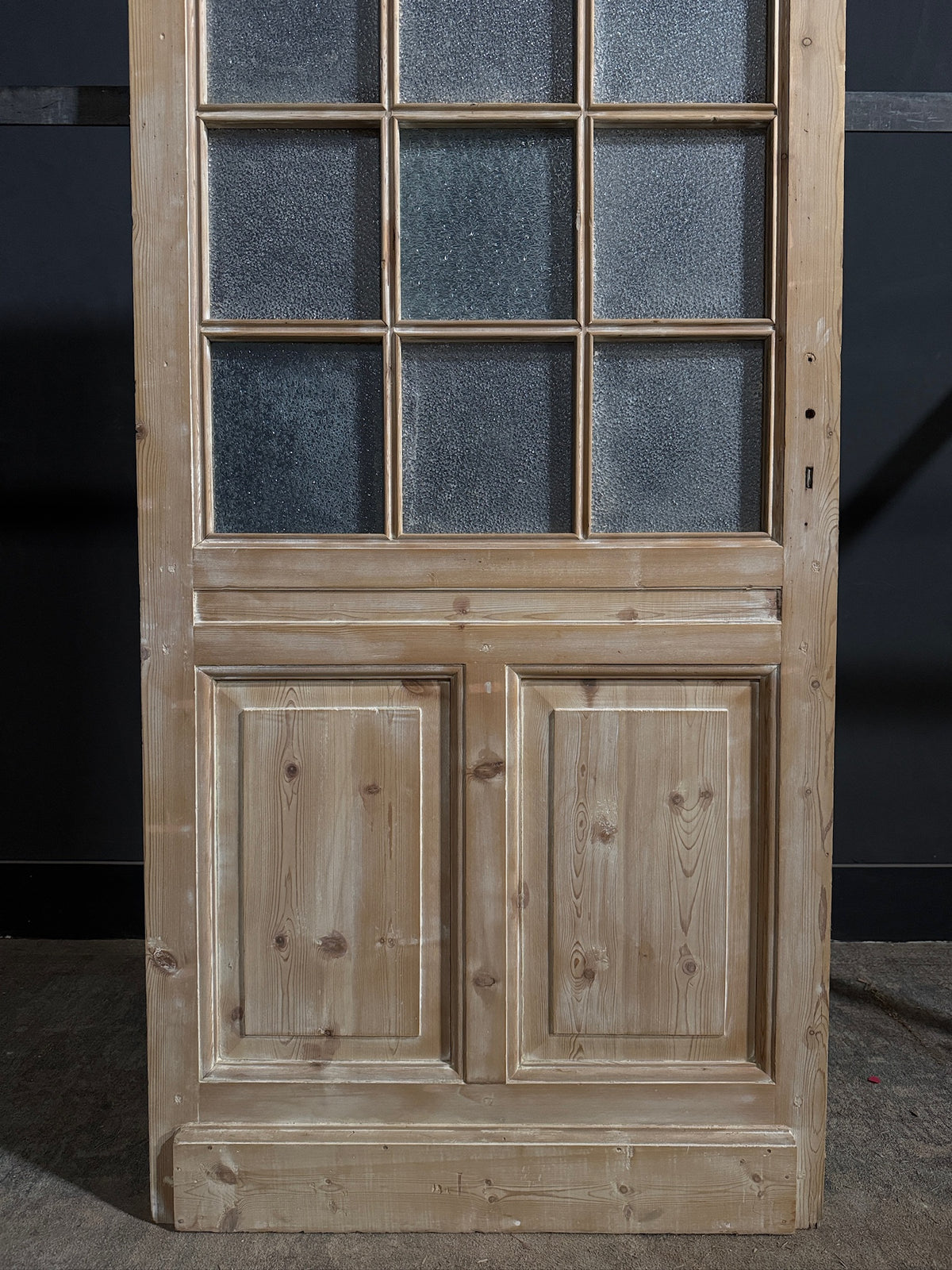 Antique Textured Glass Raised Panel Entry Door - 36x82.5 - N766