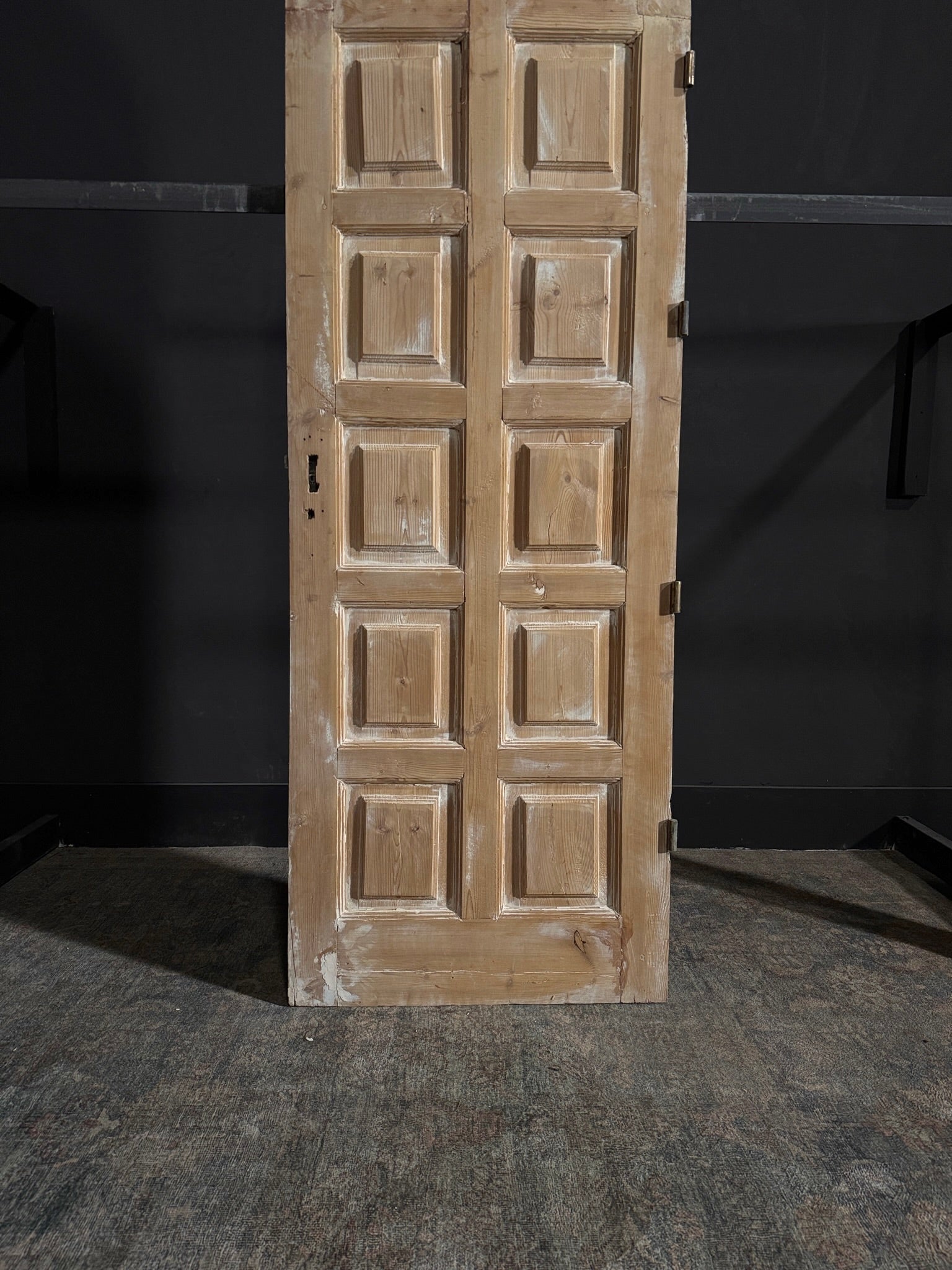 Antique 12 Panel Arched Single Door - 28x85.5 - N48