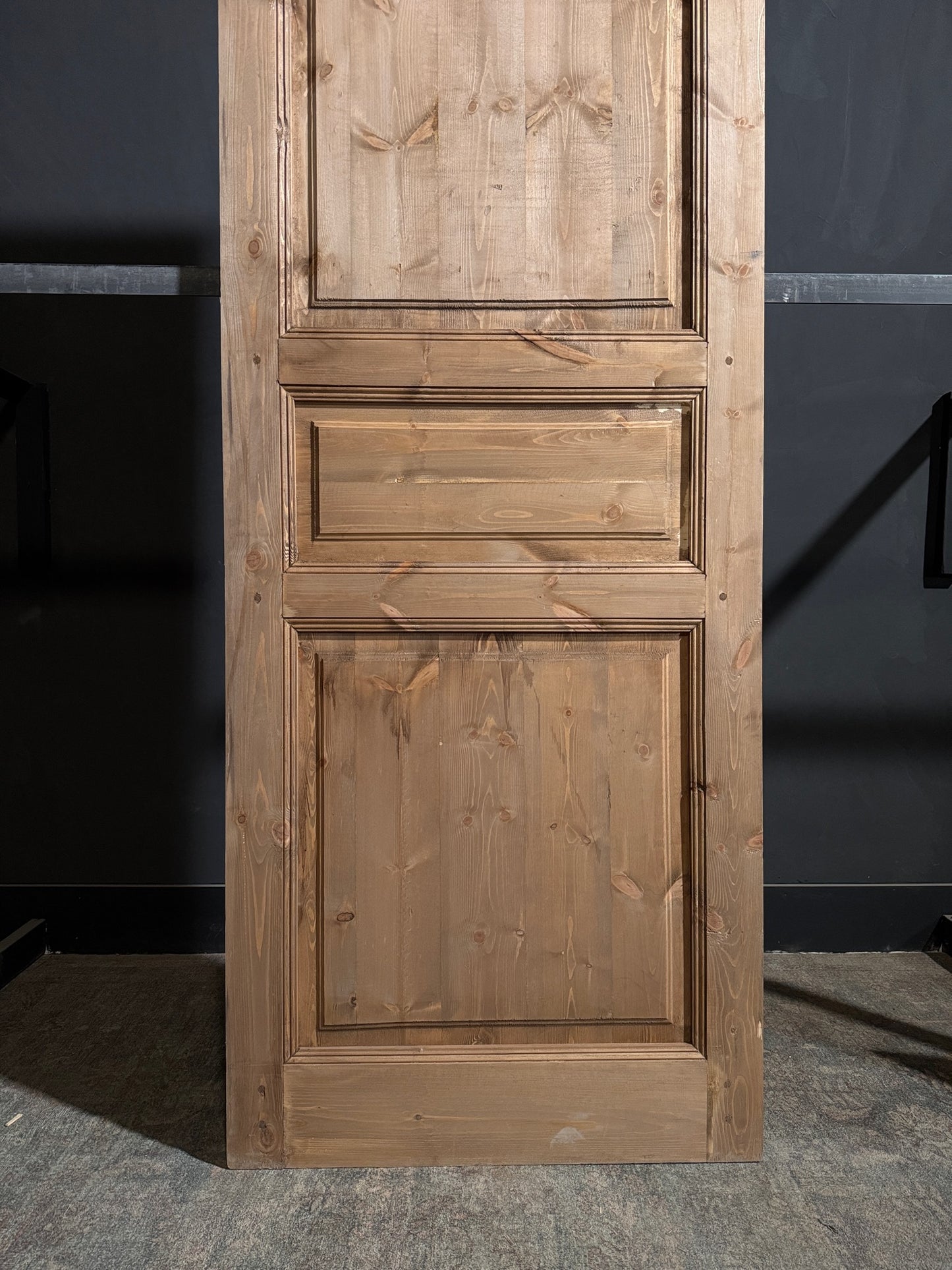 Handcrafted 3 Panel Solid Single Door - 36x96 - N229